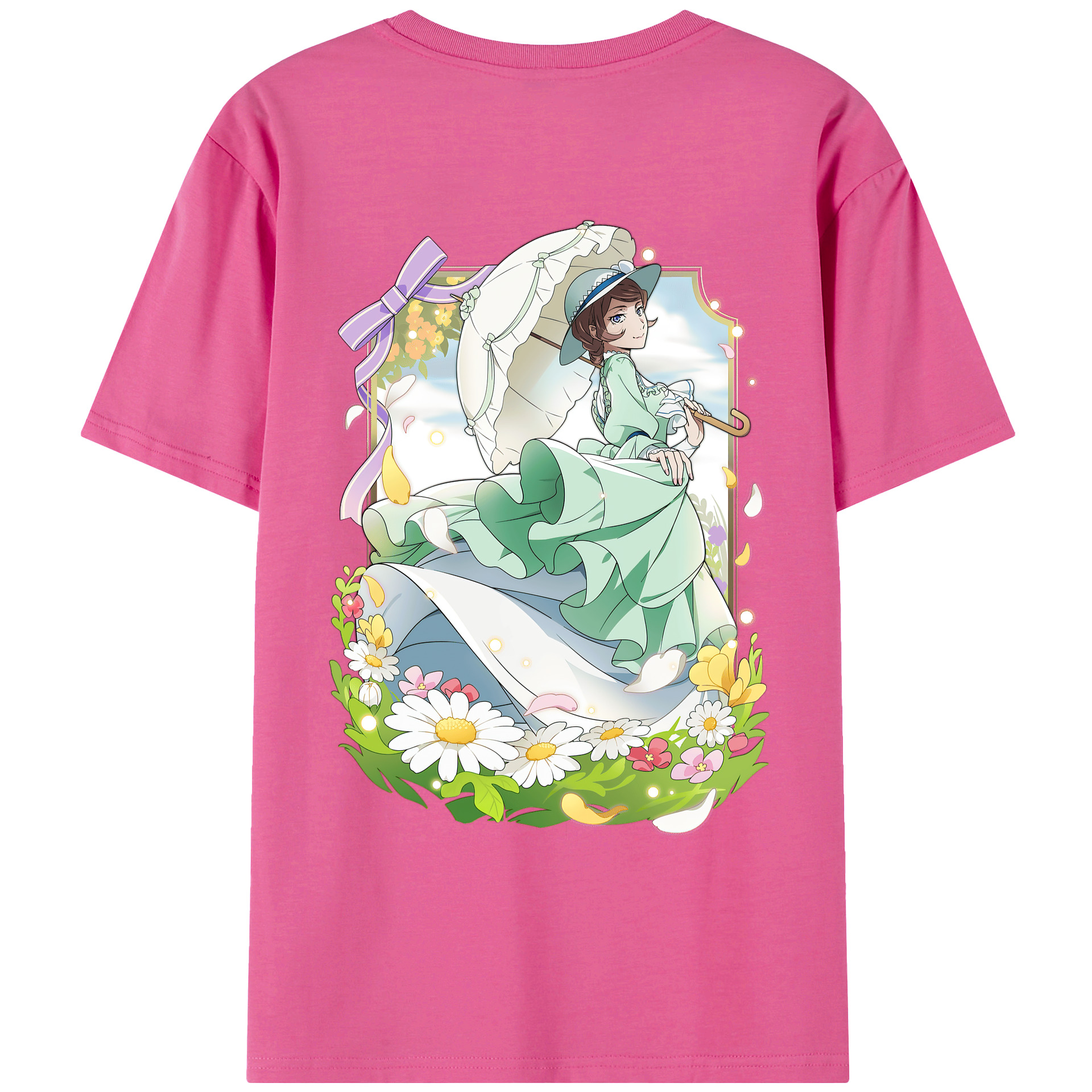 （画像用） 文豪ストレイドッグス Bungo Stray Dogs レディース半袖Tシャツ(バックプリント)