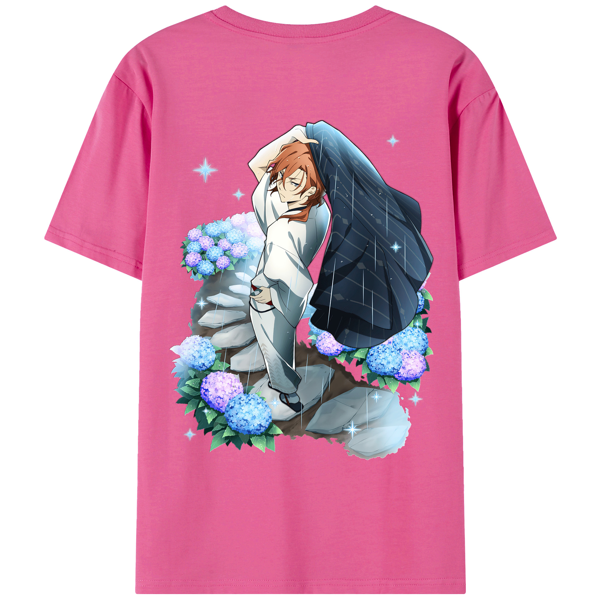 （画像用） 文豪ストレイドッグス Bungo Stray Dogs レディース半袖Tシャツ(バックプリント)
