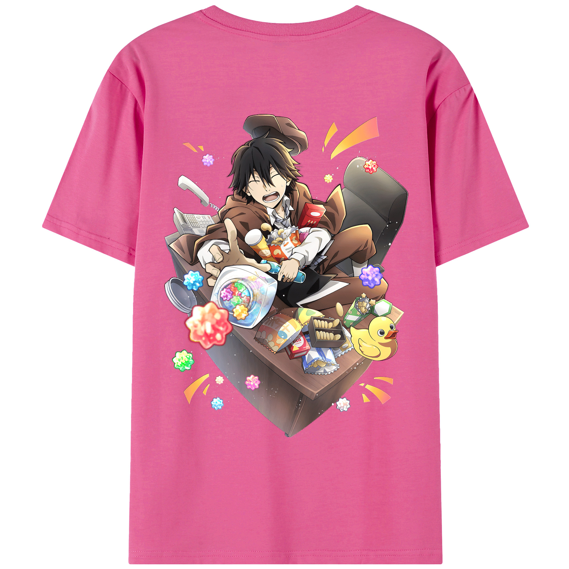 （画像用） 文豪ストレイドッグス Bungo Stray Dogs レディース半袖Tシャツ(バックプリント)