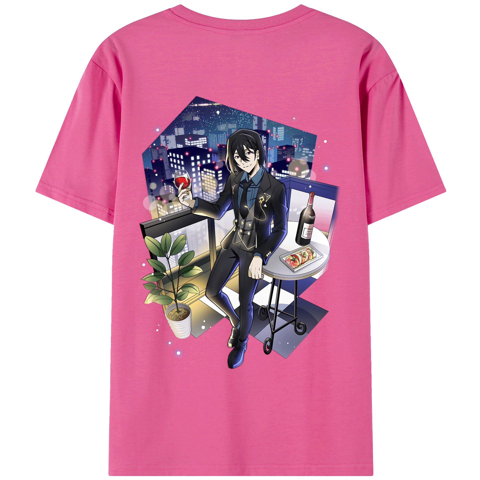 （画像用） 文豪ストレイドッグス Bungo Stray Dogs レディース半袖Tシャツ(バックプリント)