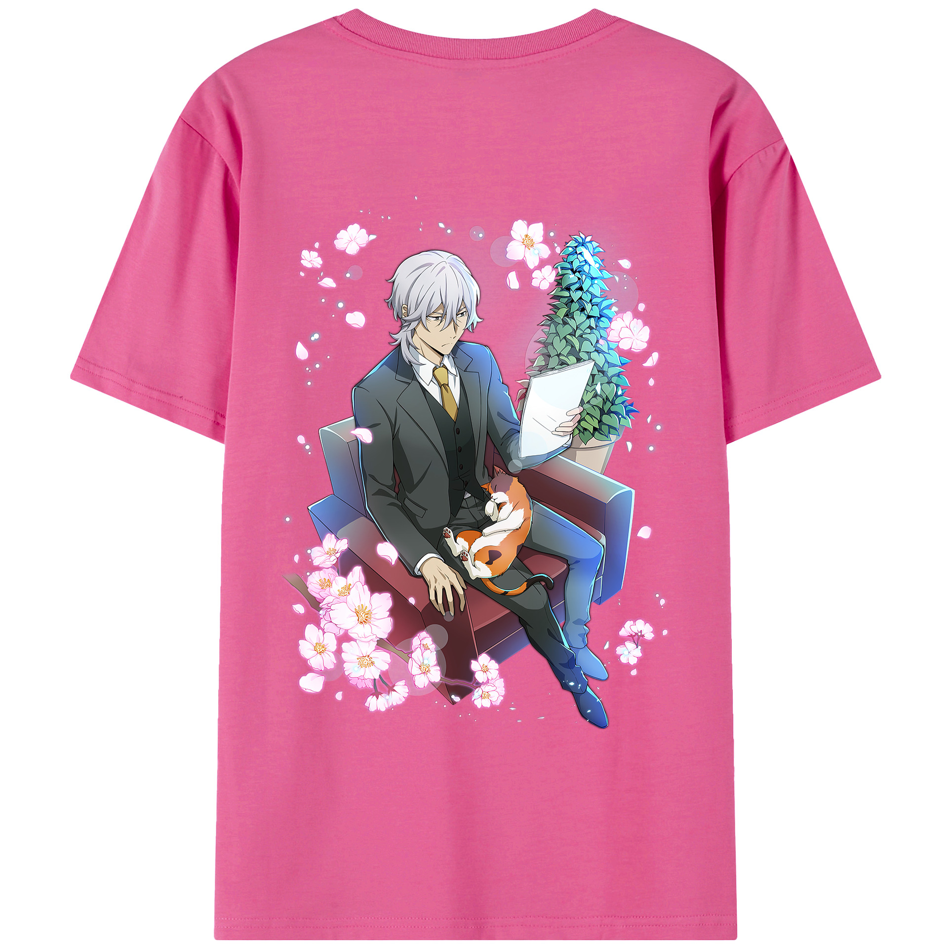 （画像用） 文豪ストレイドッグス Bungo Stray Dogs レディース半袖Tシャツ(バックプリント)