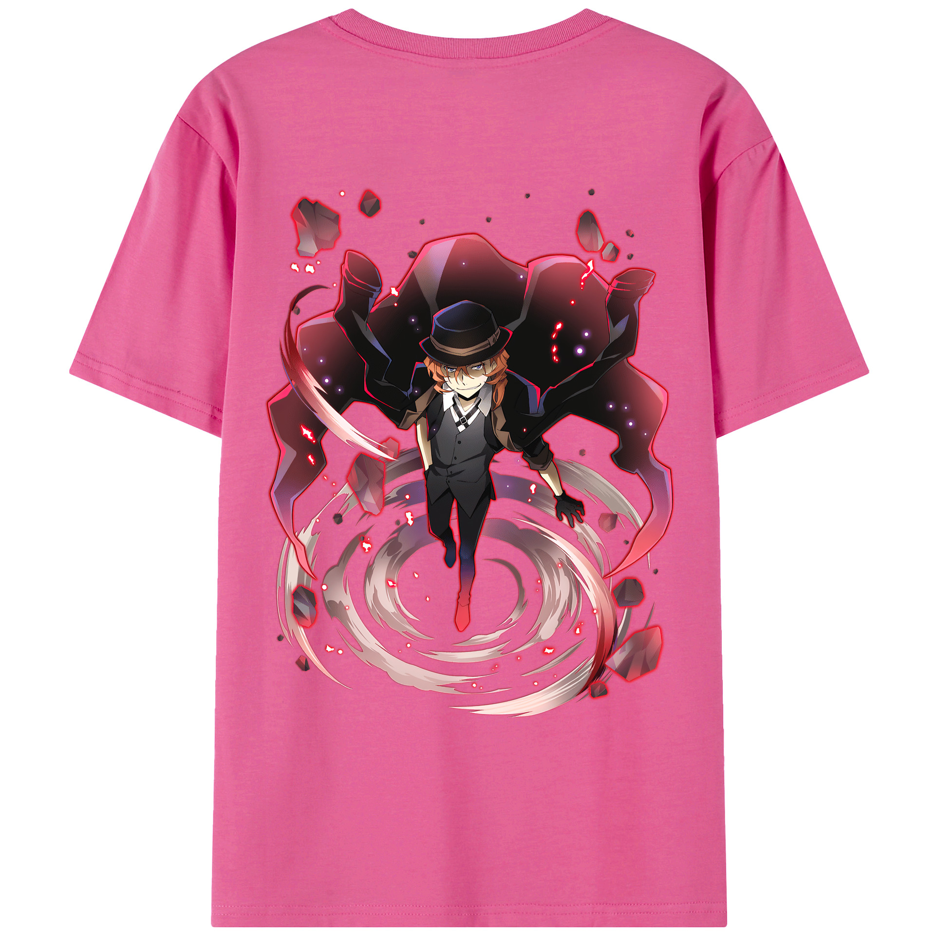 （画像用） 文豪ストレイドッグス Bungo Stray Dogs レディース半袖Tシャツ(バックプリント)