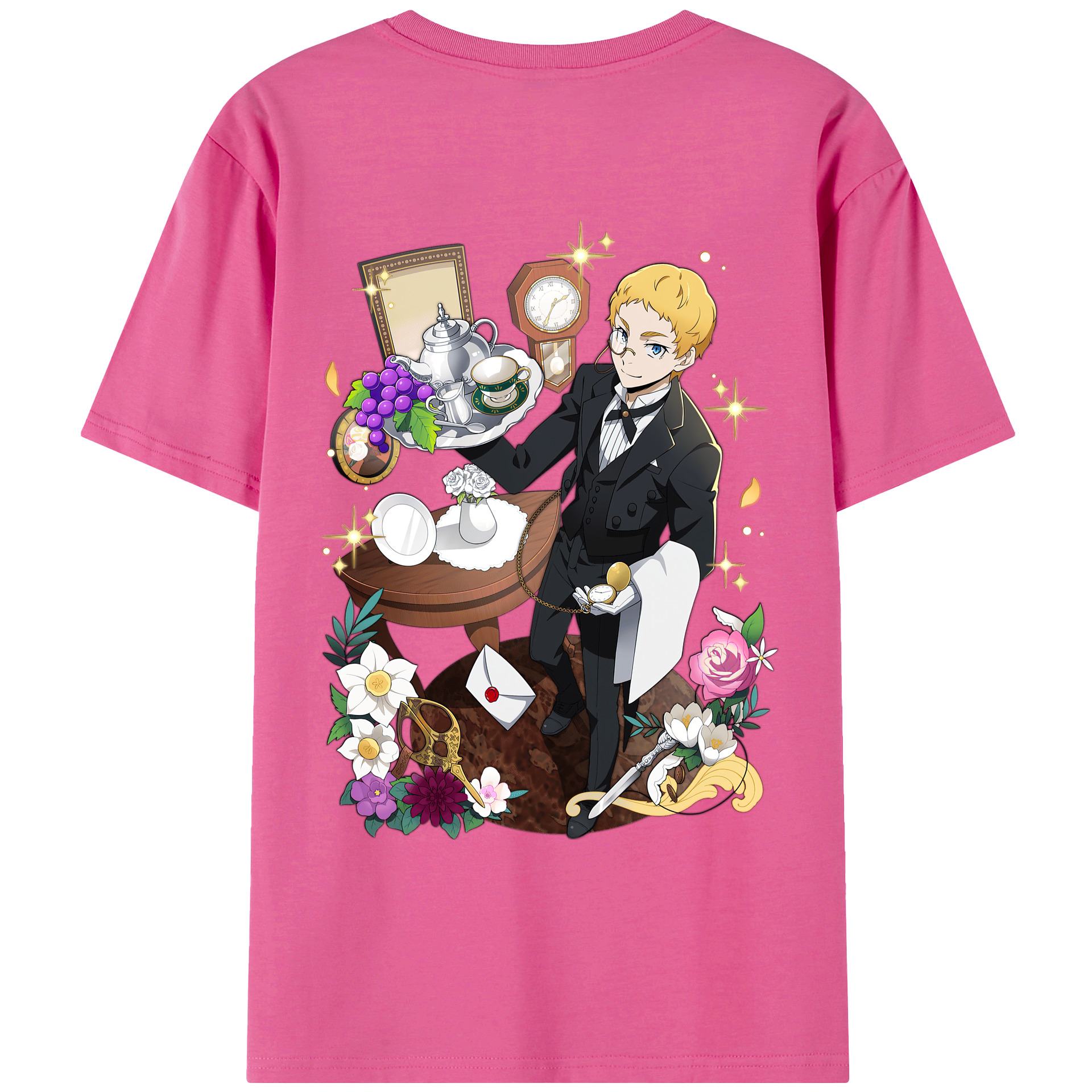 （画像用） 文豪ストレイドッグス Bungo Stray Dogs レディース半袖Tシャツ(バックプリント)