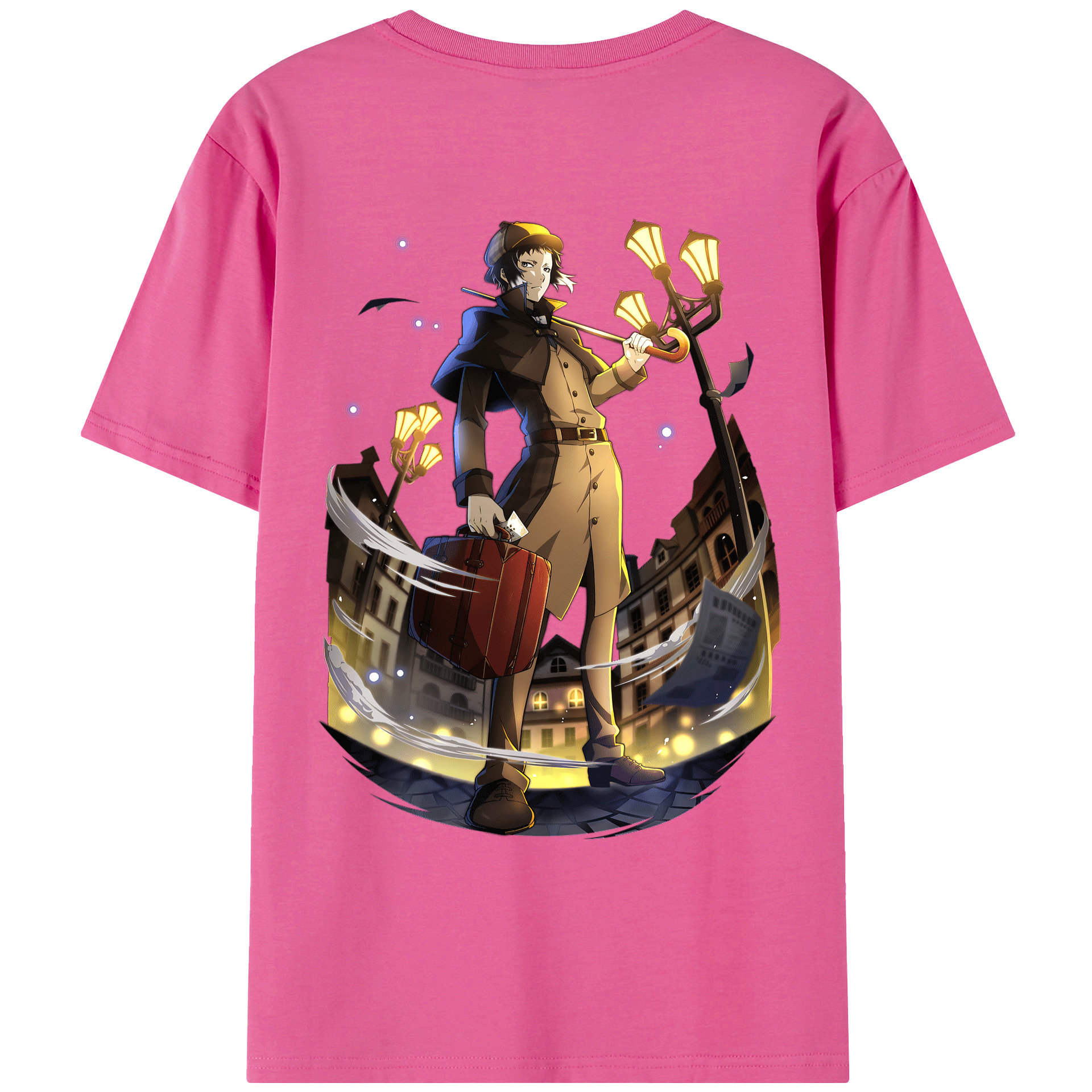 （画像用） 文豪ストレイドッグス Bungo Stray Dogs レディース半袖Tシャツ(バックプリント)