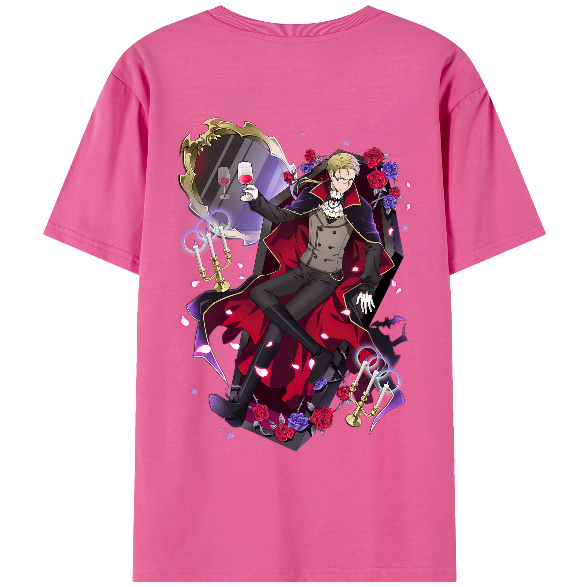 （画像用） 文豪ストレイドッグス Bungo Stray Dogs レディース半袖Tシャツ(バックプリント)