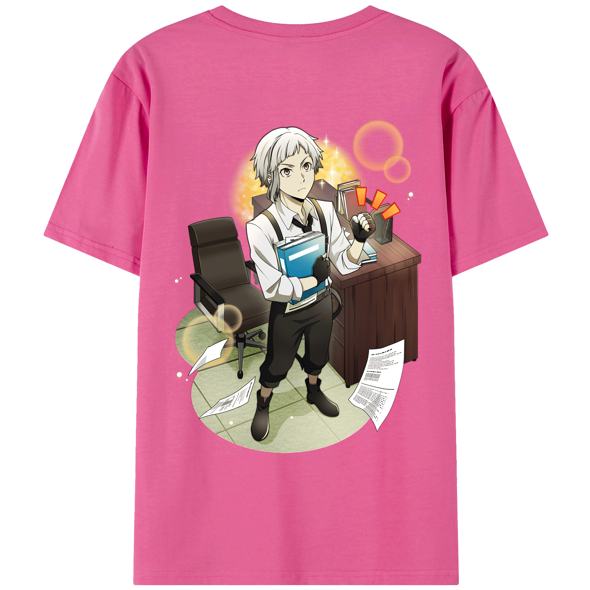 （画像用） 文豪ストレイドッグス Bungo Stray Dogs レディース半袖Tシャツ(バックプリント)