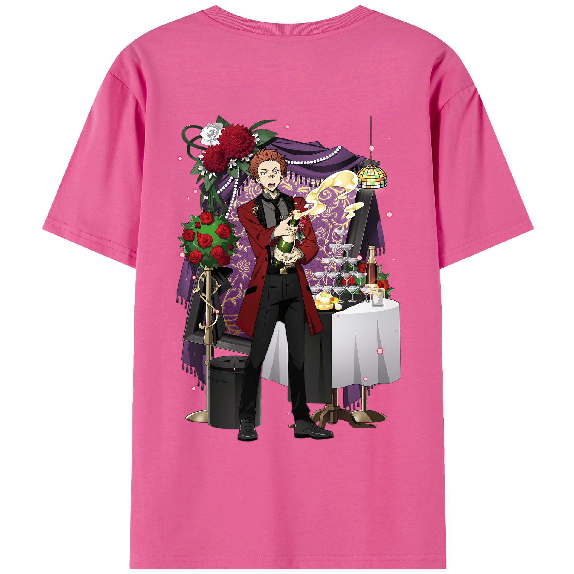 （画像用） 文豪ストレイドッグス Bungo Stray Dogs レディース半袖Tシャツ(バックプリント)