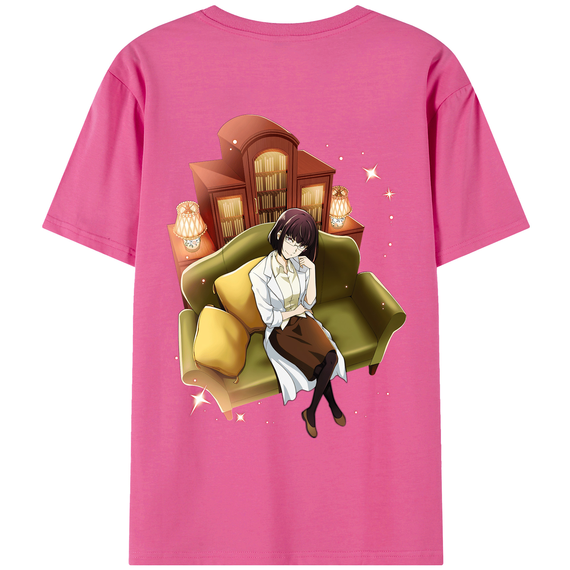 （画像用） 文豪ストレイドッグス Bungo Stray Dogs レディース半袖Tシャツ(バックプリント)