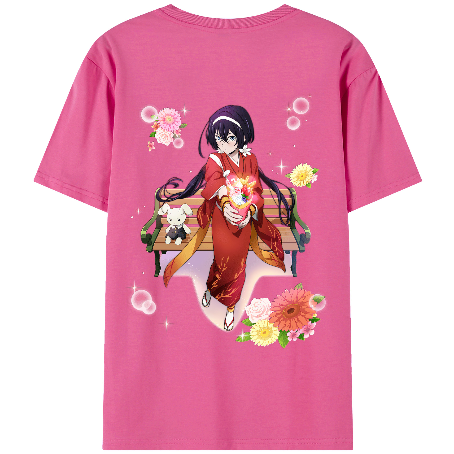 （画像用） 文豪ストレイドッグス Bungo Stray Dogs レディース半袖Tシャツ(バックプリント)