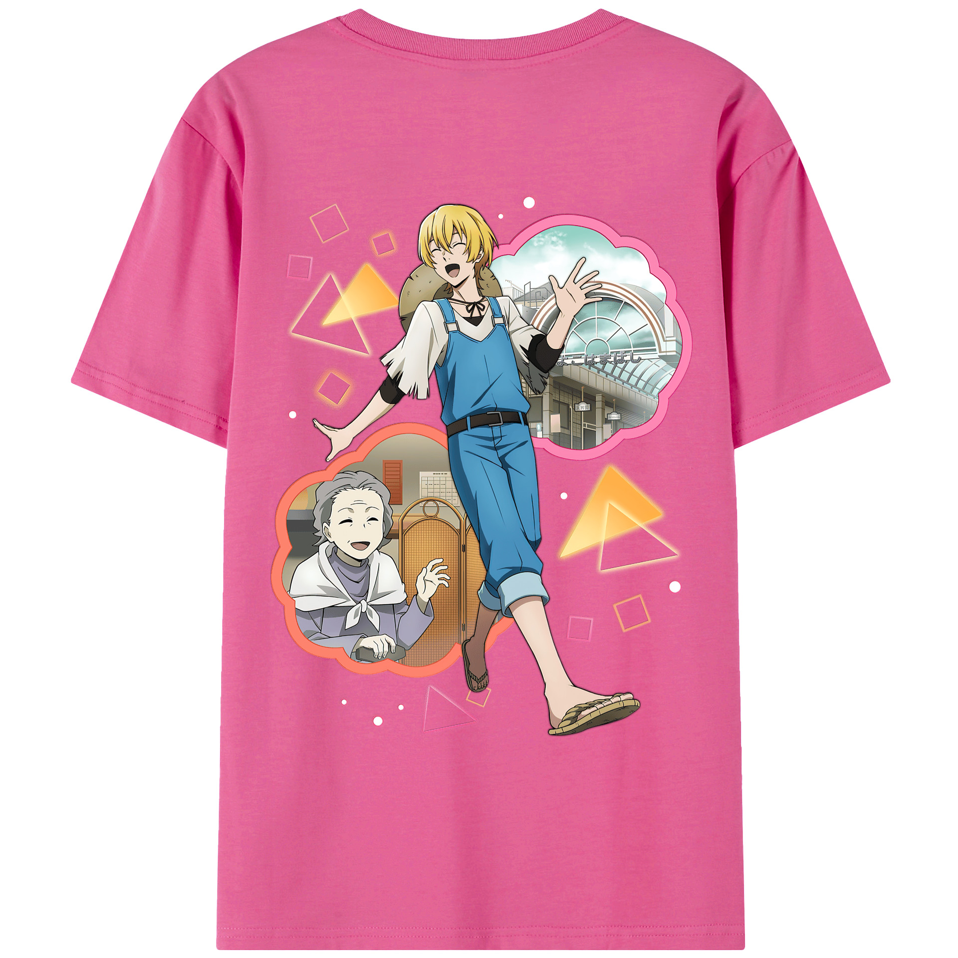（画像用） 文豪ストレイドッグス Bungo Stray Dogs レディース半袖Tシャツ(バックプリント)