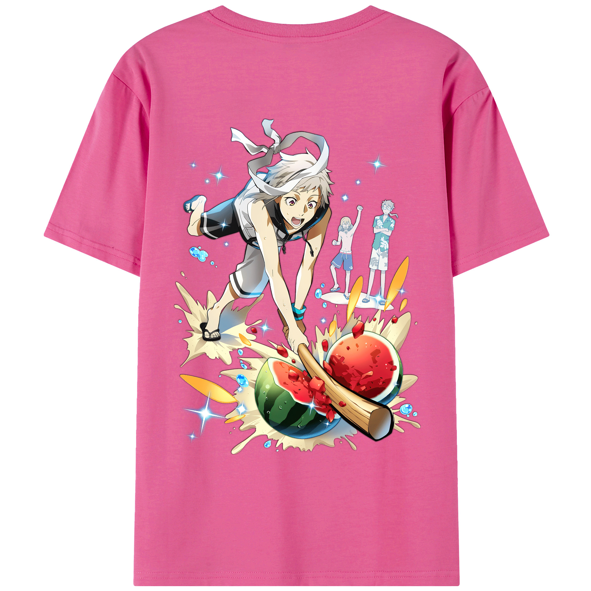 （画像用） 文豪ストレイドッグス Bungo Stray Dogs レディース半袖Tシャツ(バックプリント)