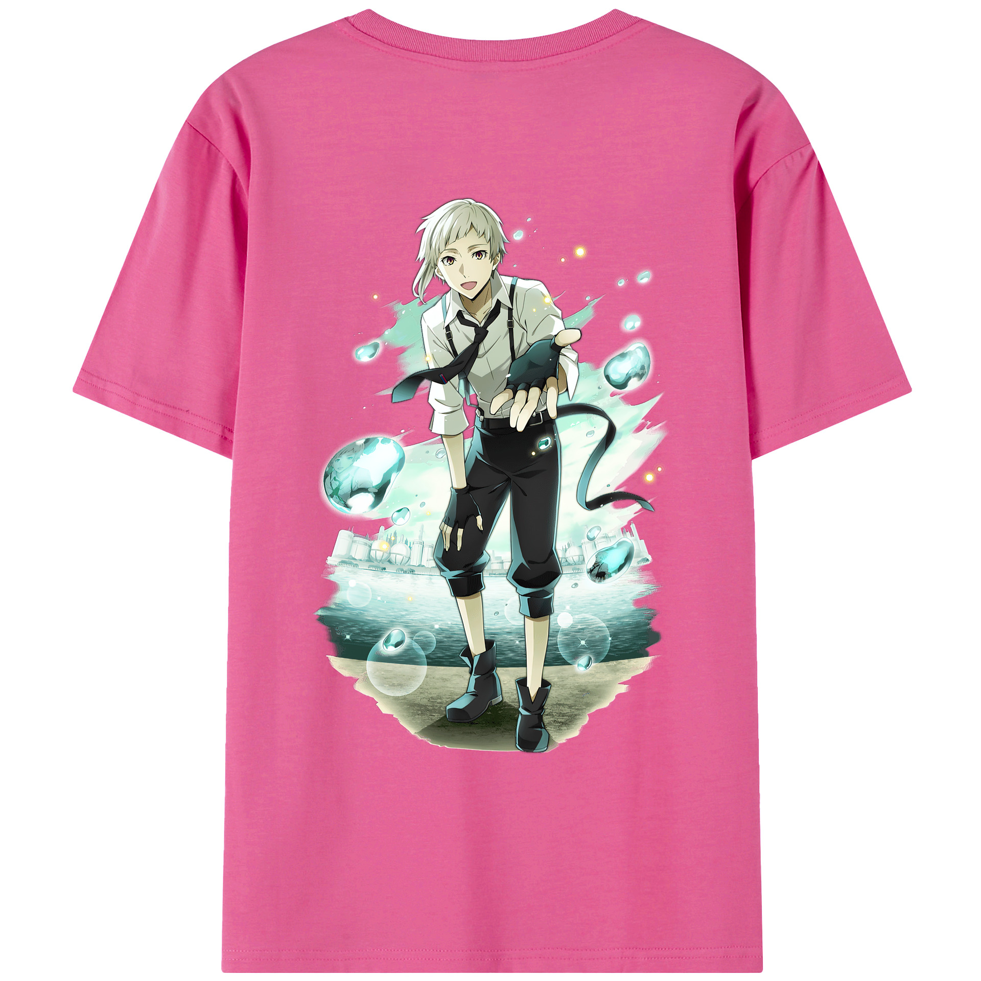（画像用） 文豪ストレイドッグス Bungo Stray Dogs レディース半袖Tシャツ(バックプリント)