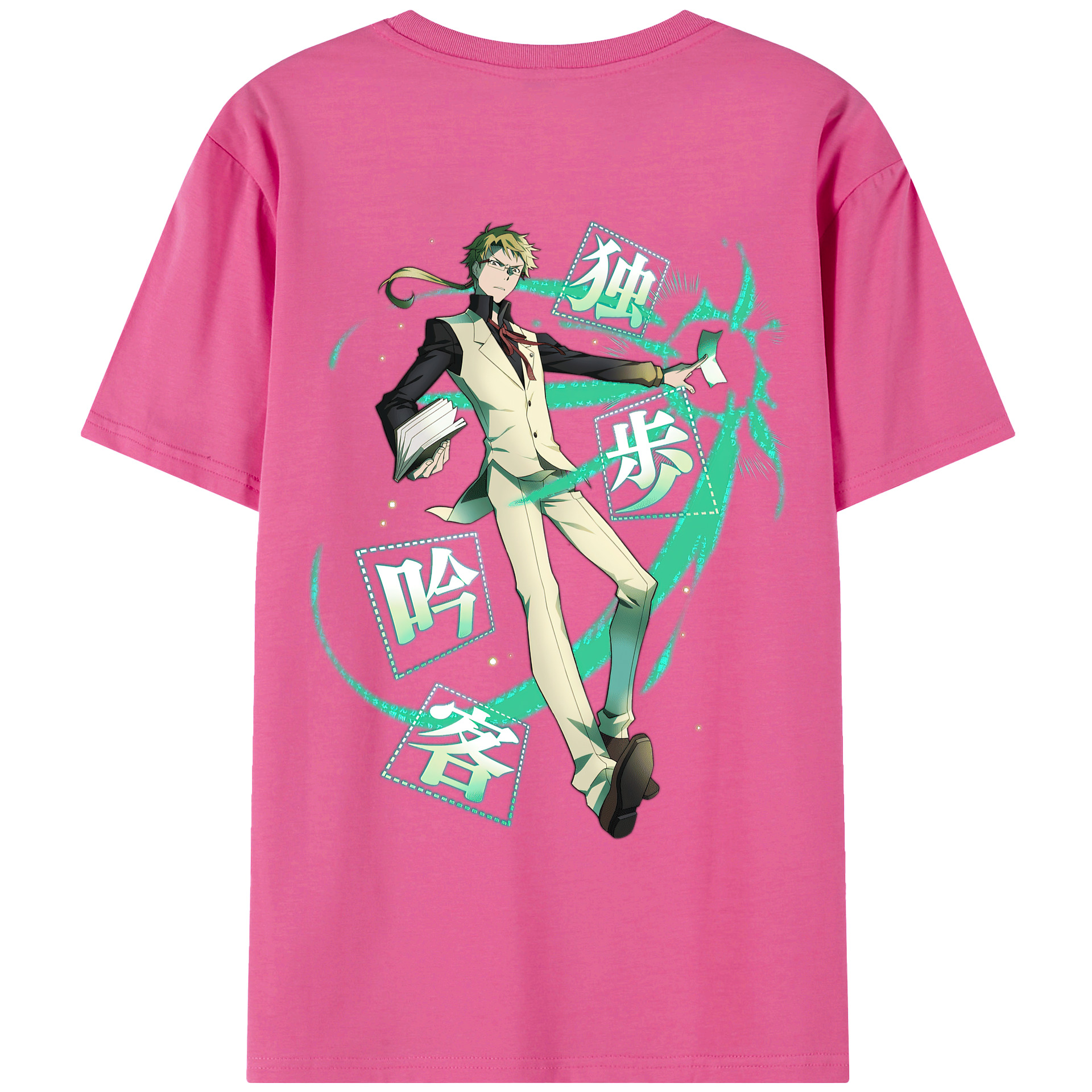 （画像用） 文豪ストレイドッグス Bungo Stray Dogs レディース半袖Tシャツ(バックプリント)