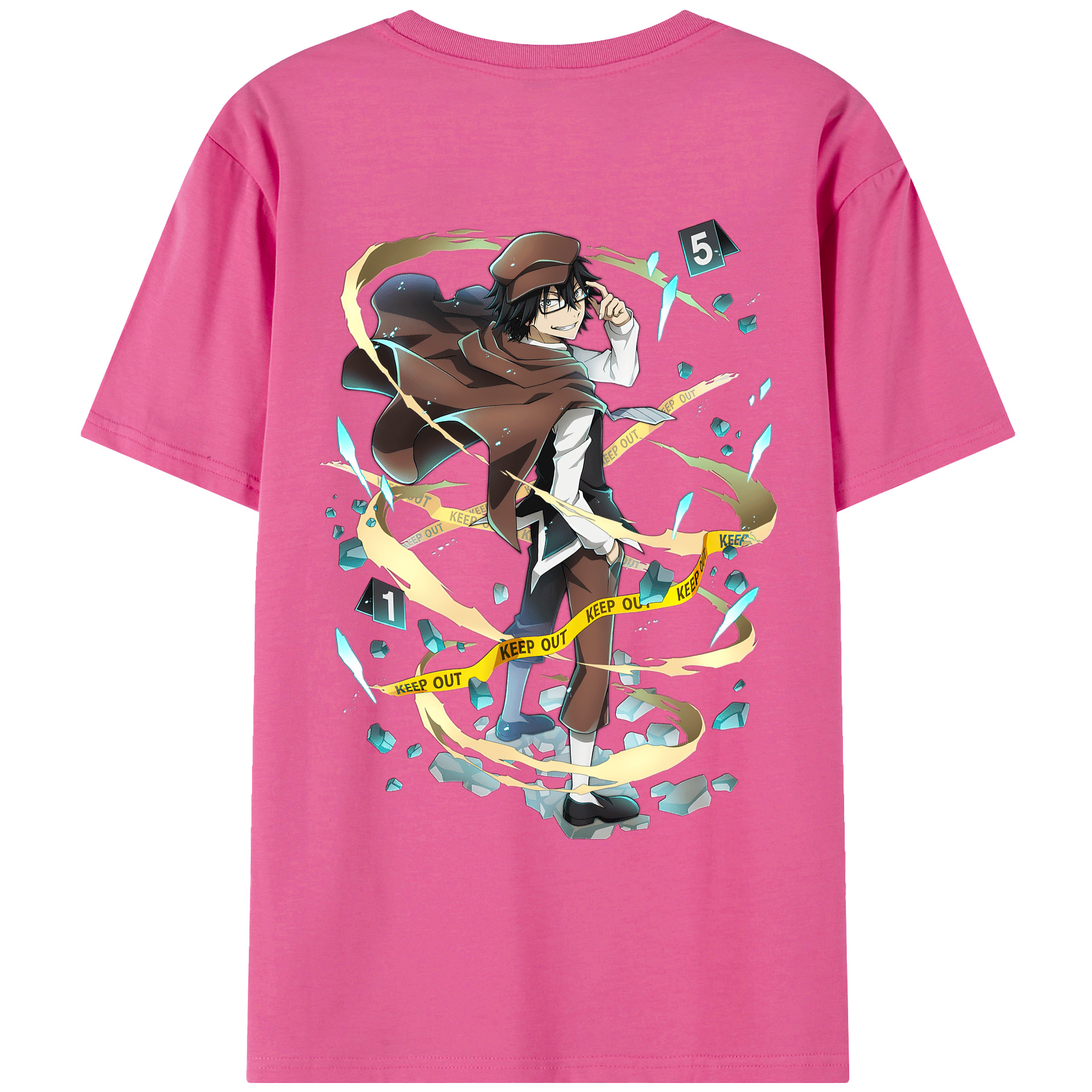 （画像用） 文豪ストレイドッグス Bungo Stray Dogs レディース半袖Tシャツ(バックプリント)