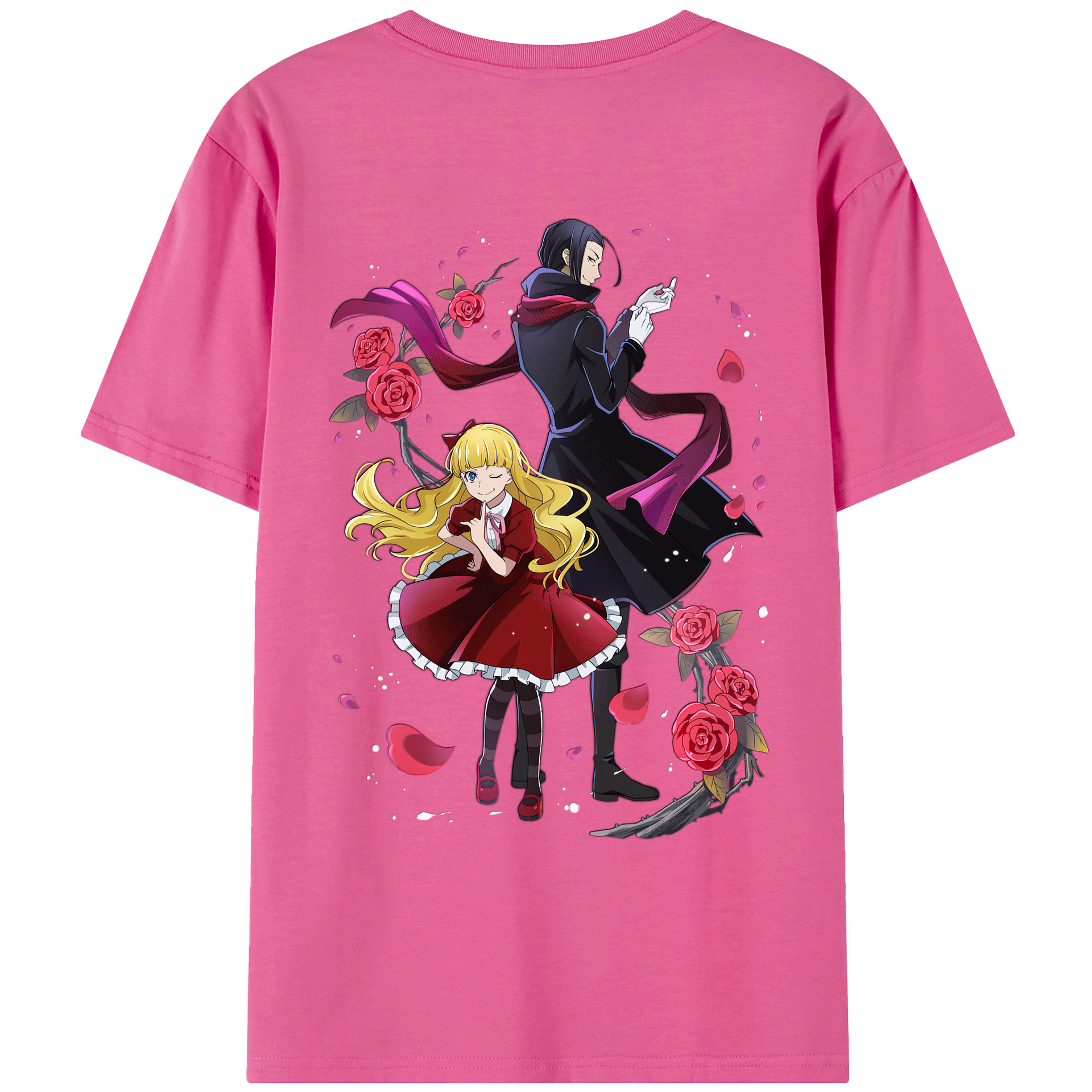 （画像用） 文豪ストレイドッグス Bungo Stray Dogs レディース半袖Tシャツ(バックプリント)