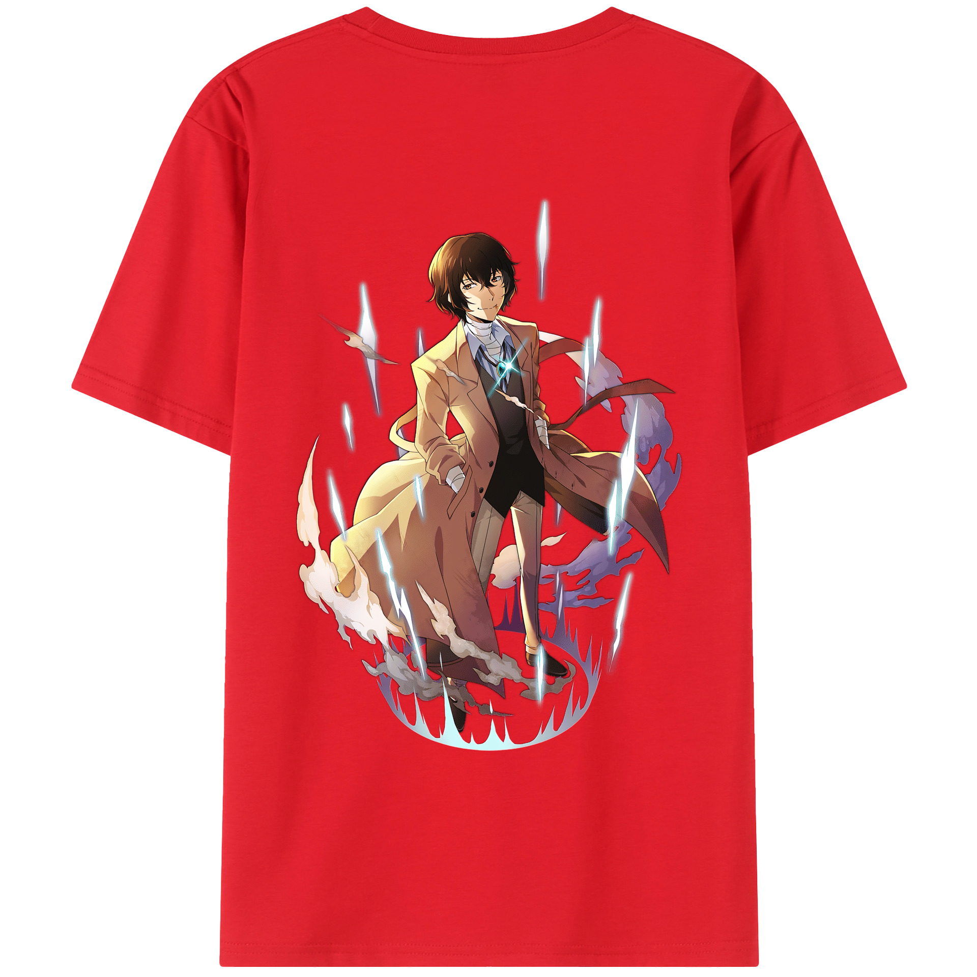 （画像用） 文豪ストレイドッグス Bungo Stray Dogs レディース半袖Tシャツ(バックプリント)