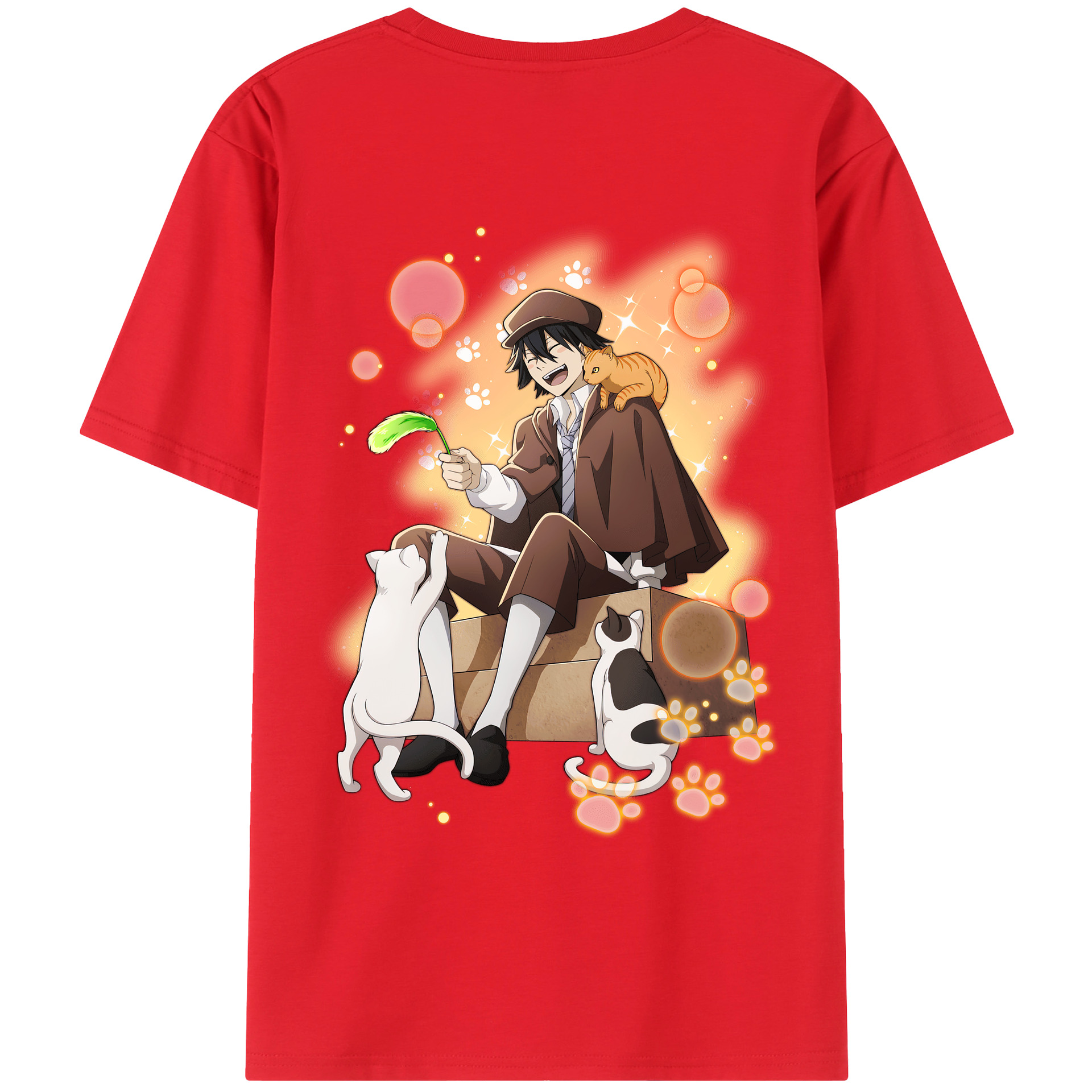 （画像用） 文豪ストレイドッグス Bungo Stray Dogs レディース半袖Tシャツ(バックプリント)