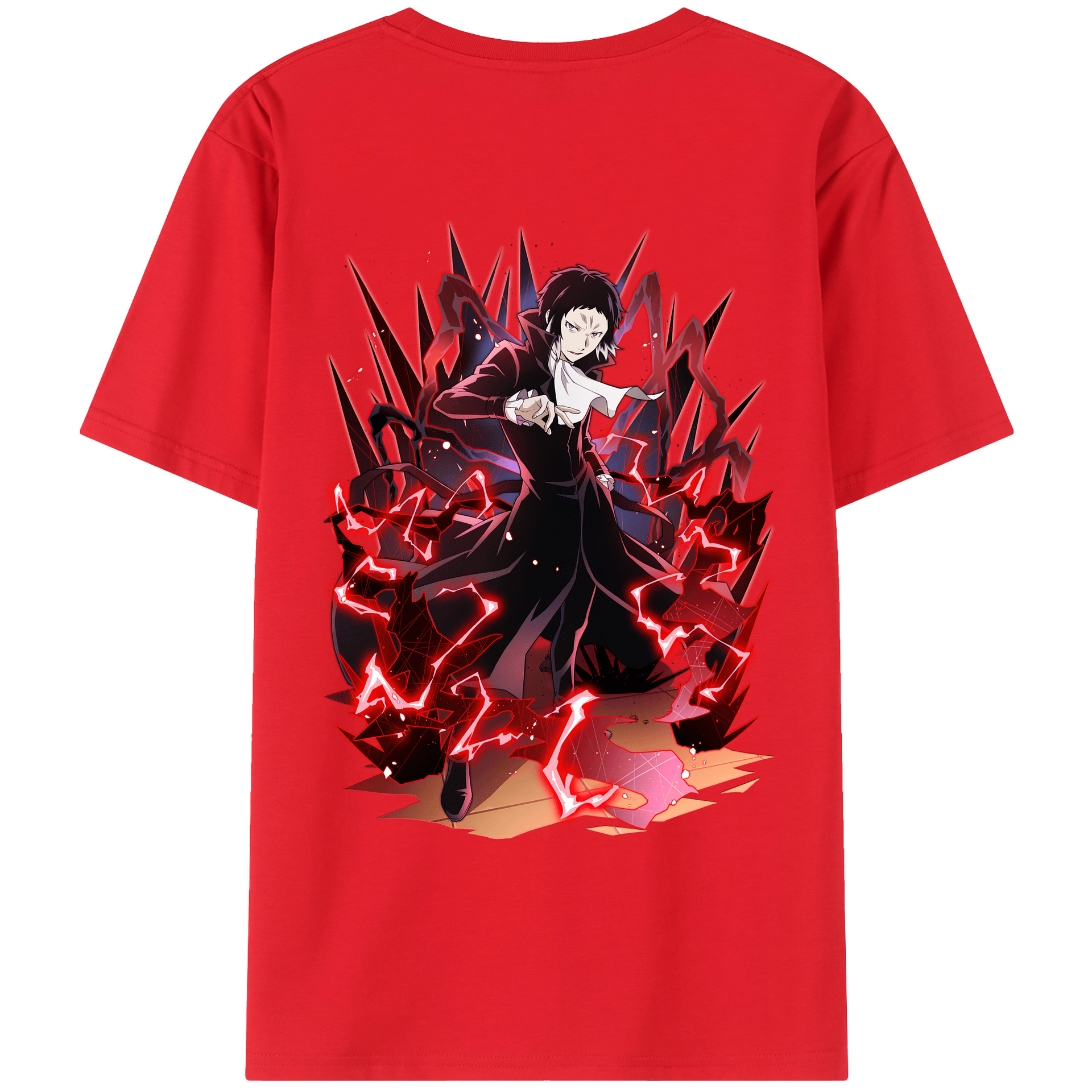（画像用） 文豪ストレイドッグス Bungo Stray Dogs レディース半袖Tシャツ(バックプリント)