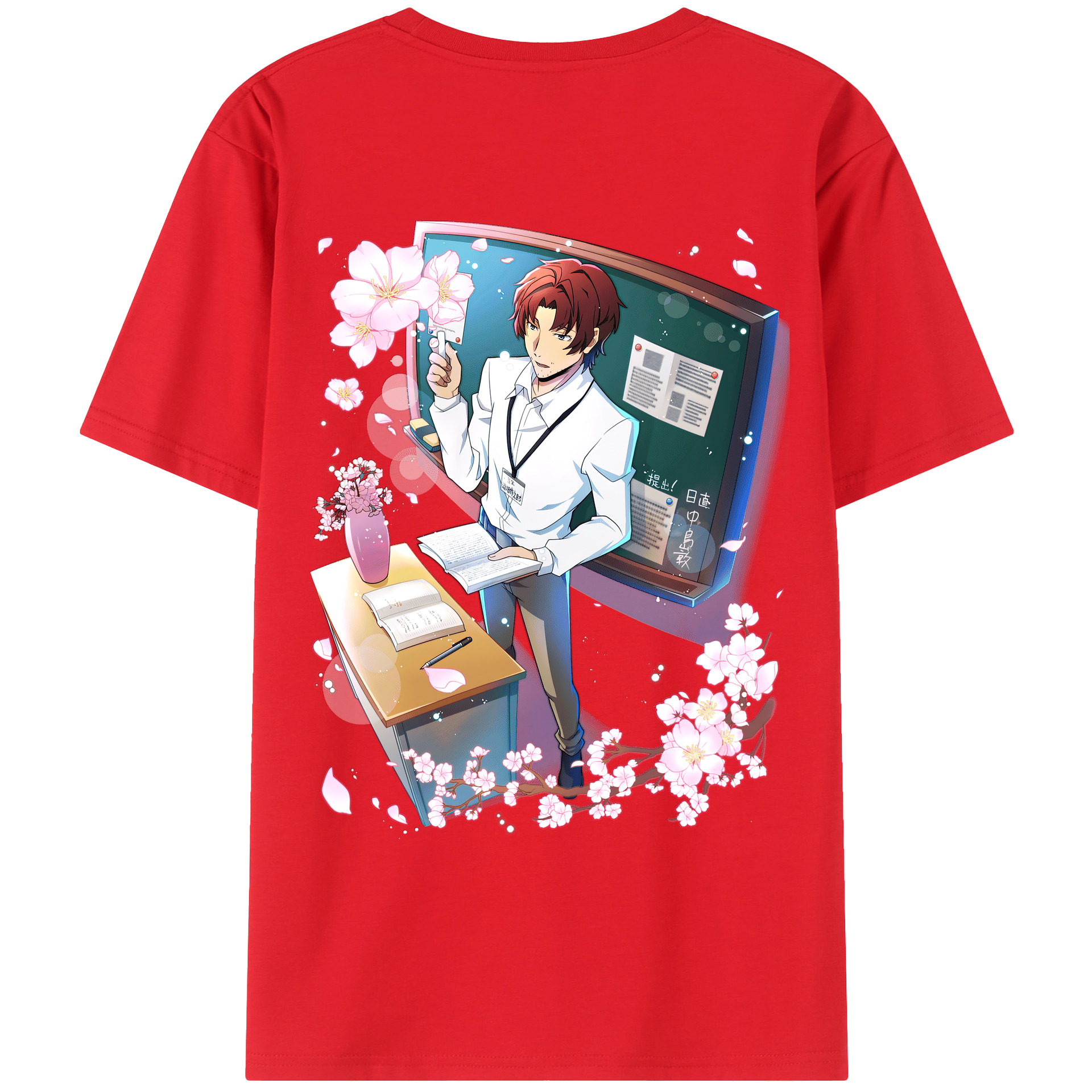（画像用） 文豪ストレイドッグス Bungo Stray Dogs レディース半袖Tシャツ(バックプリント)