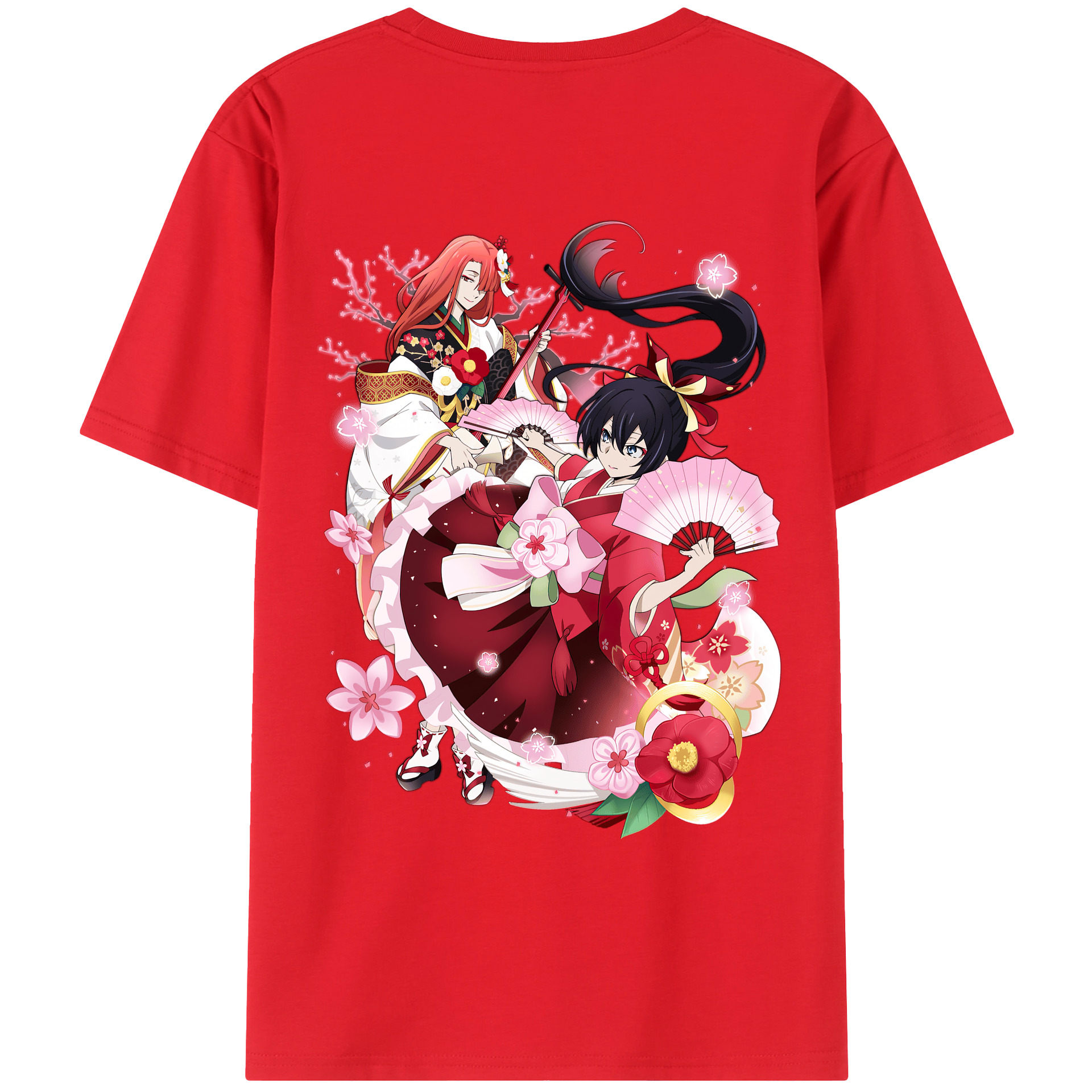（画像用） 文豪ストレイドッグス Bungo Stray Dogs レディース半袖Tシャツ(バックプリント)