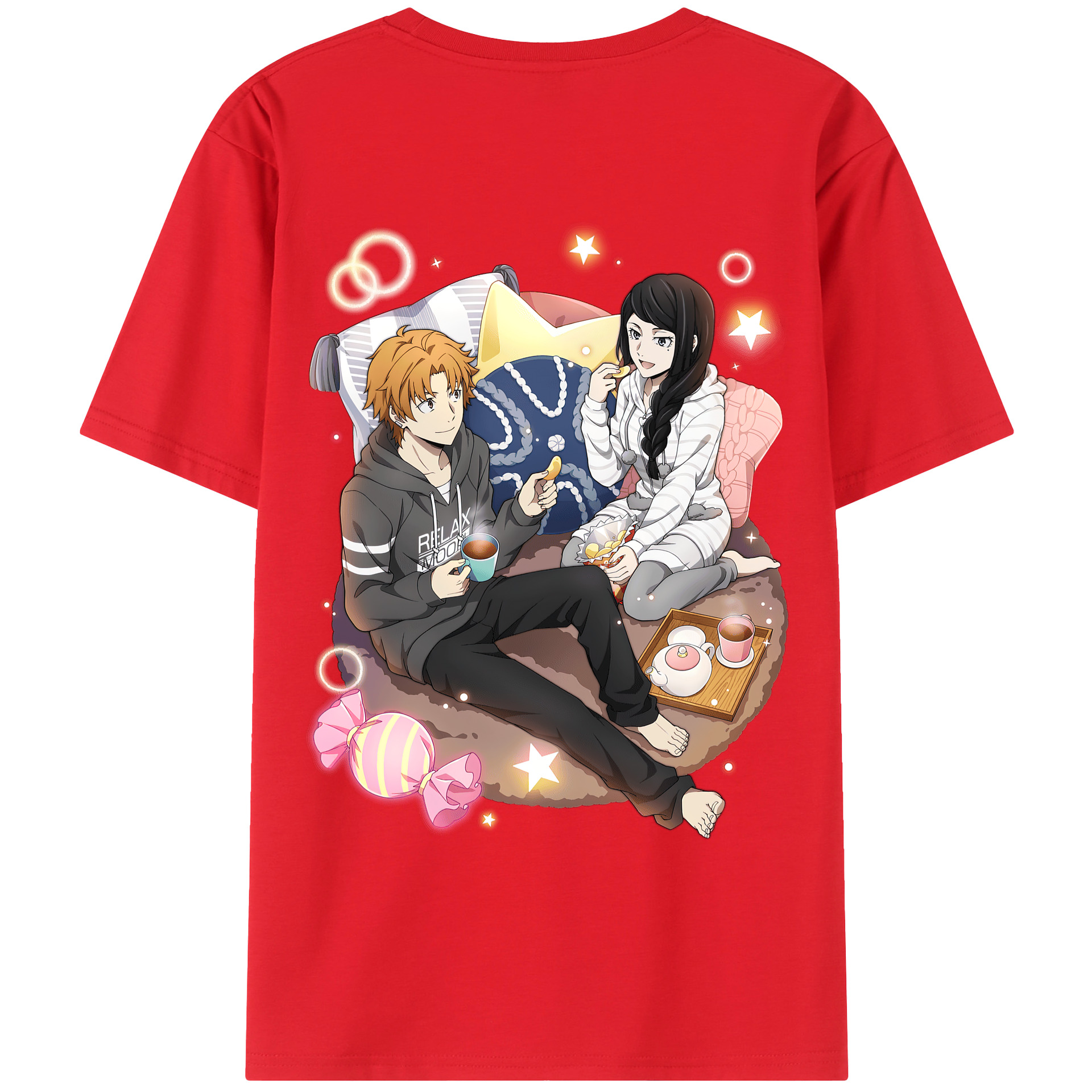 （画像用） 文豪ストレイドッグス Bungo Stray Dogs レディース半袖Tシャツ(バックプリント)