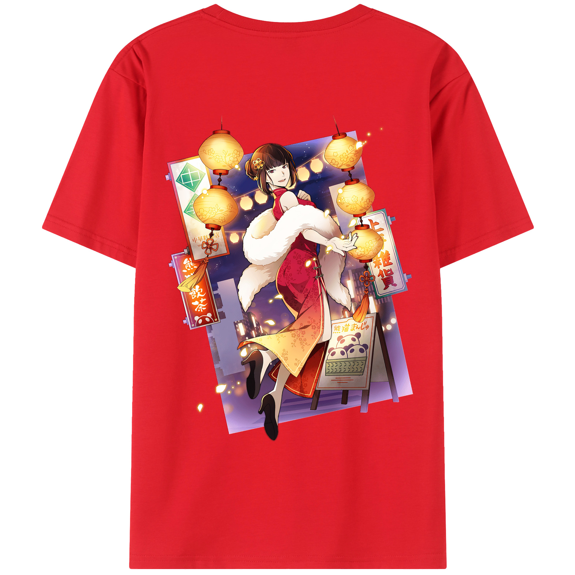（画像用） 文豪ストレイドッグス Bungo Stray Dogs レディース半袖Tシャツ(バックプリント)