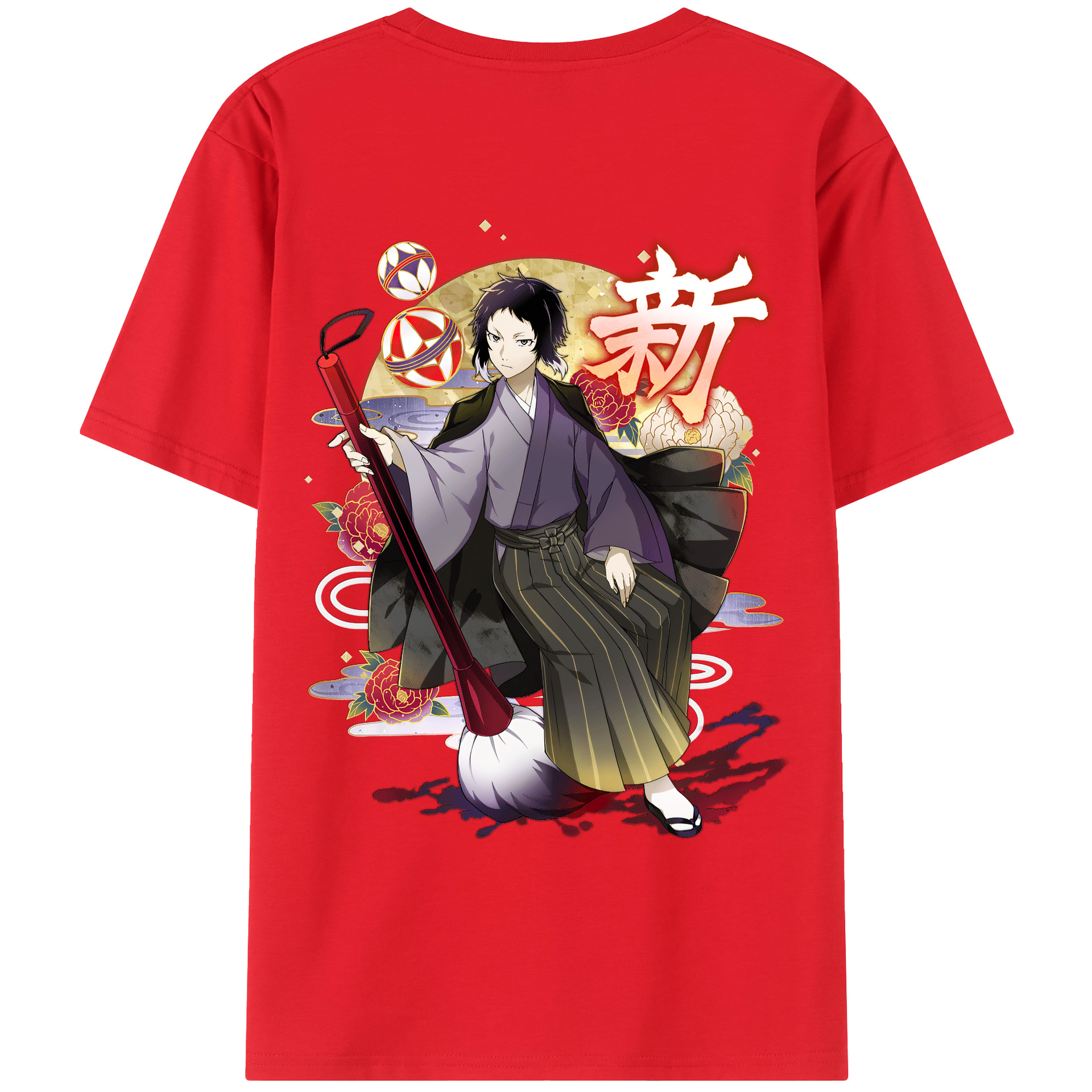 （画像用） 文豪ストレイドッグス Bungo Stray Dogs レディース半袖Tシャツ(バックプリント)