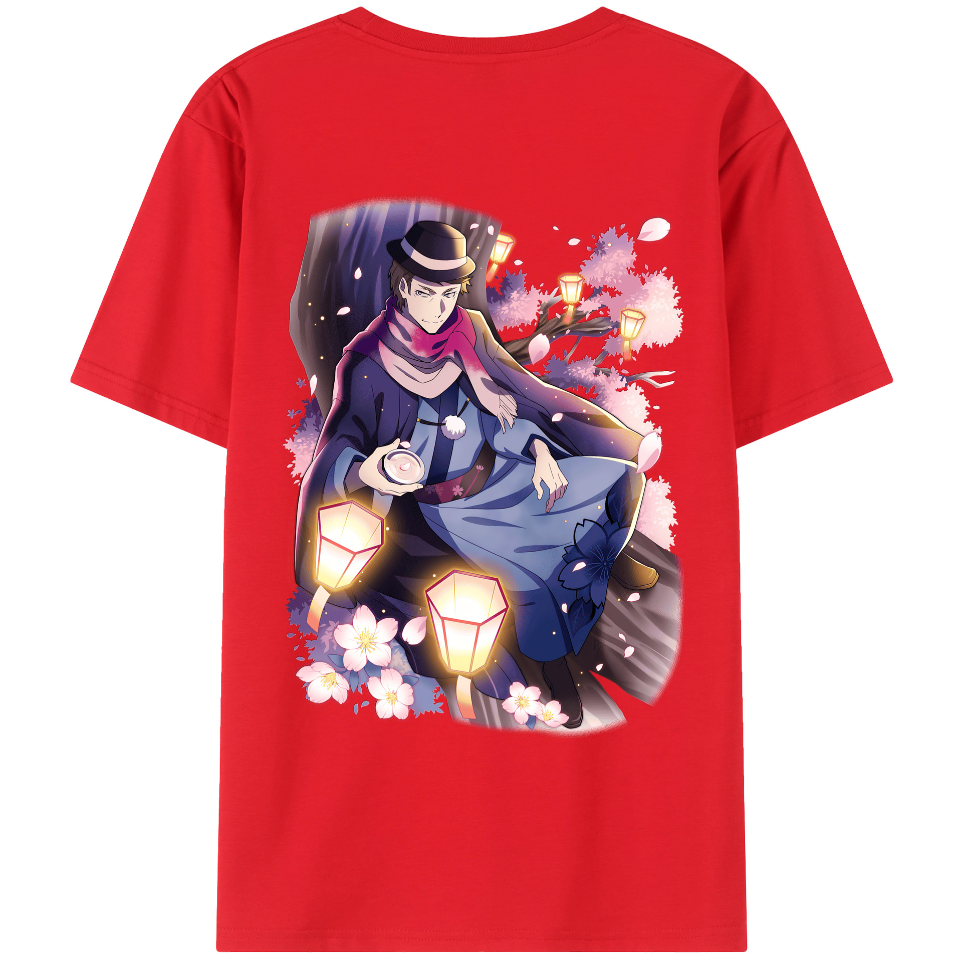 （画像用） 文豪ストレイドッグス Bungo Stray Dogs レディース半袖Tシャツ(バックプリント)