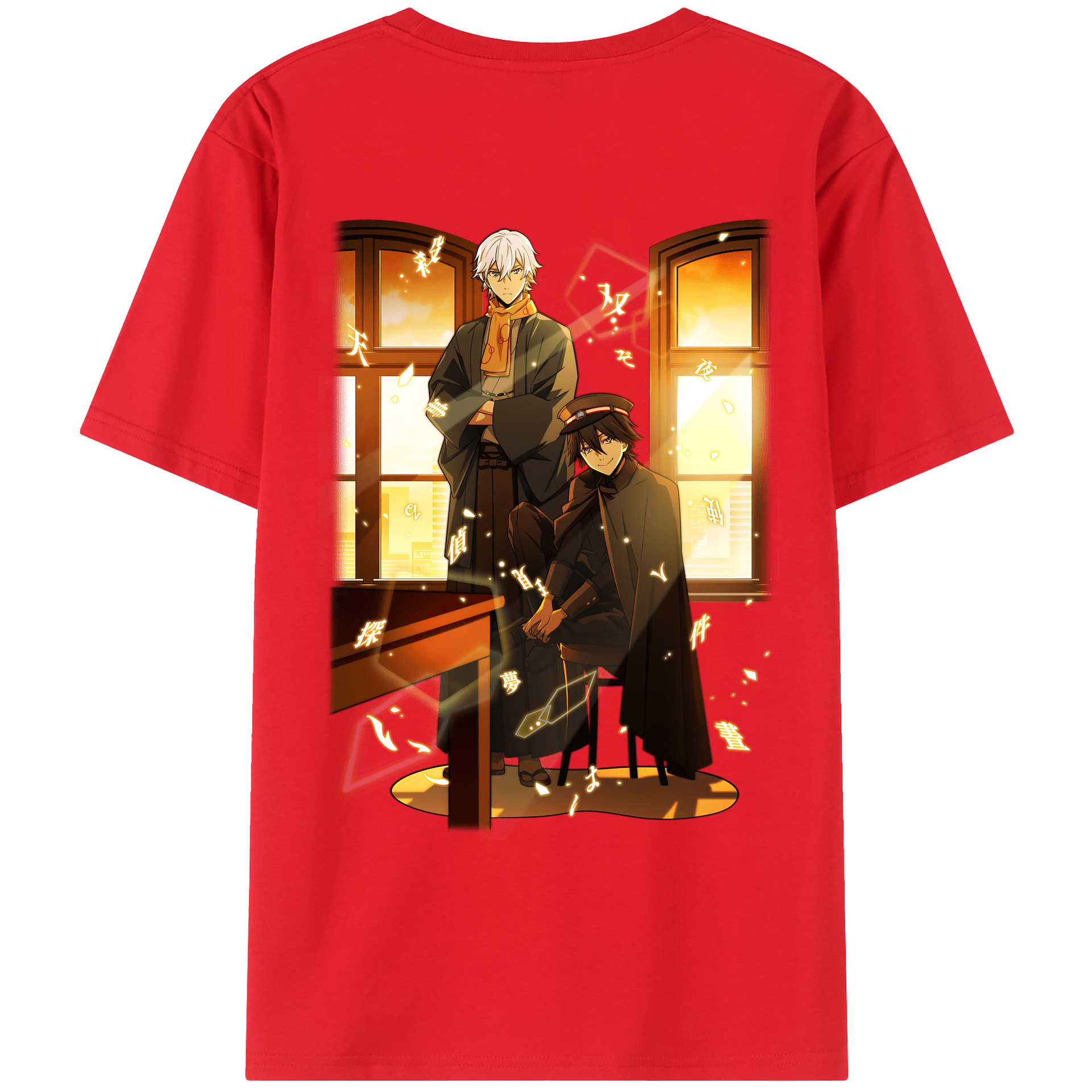 （画像用） 文豪ストレイドッグス Bungo Stray Dogs レディース半袖Tシャツ(バックプリント)