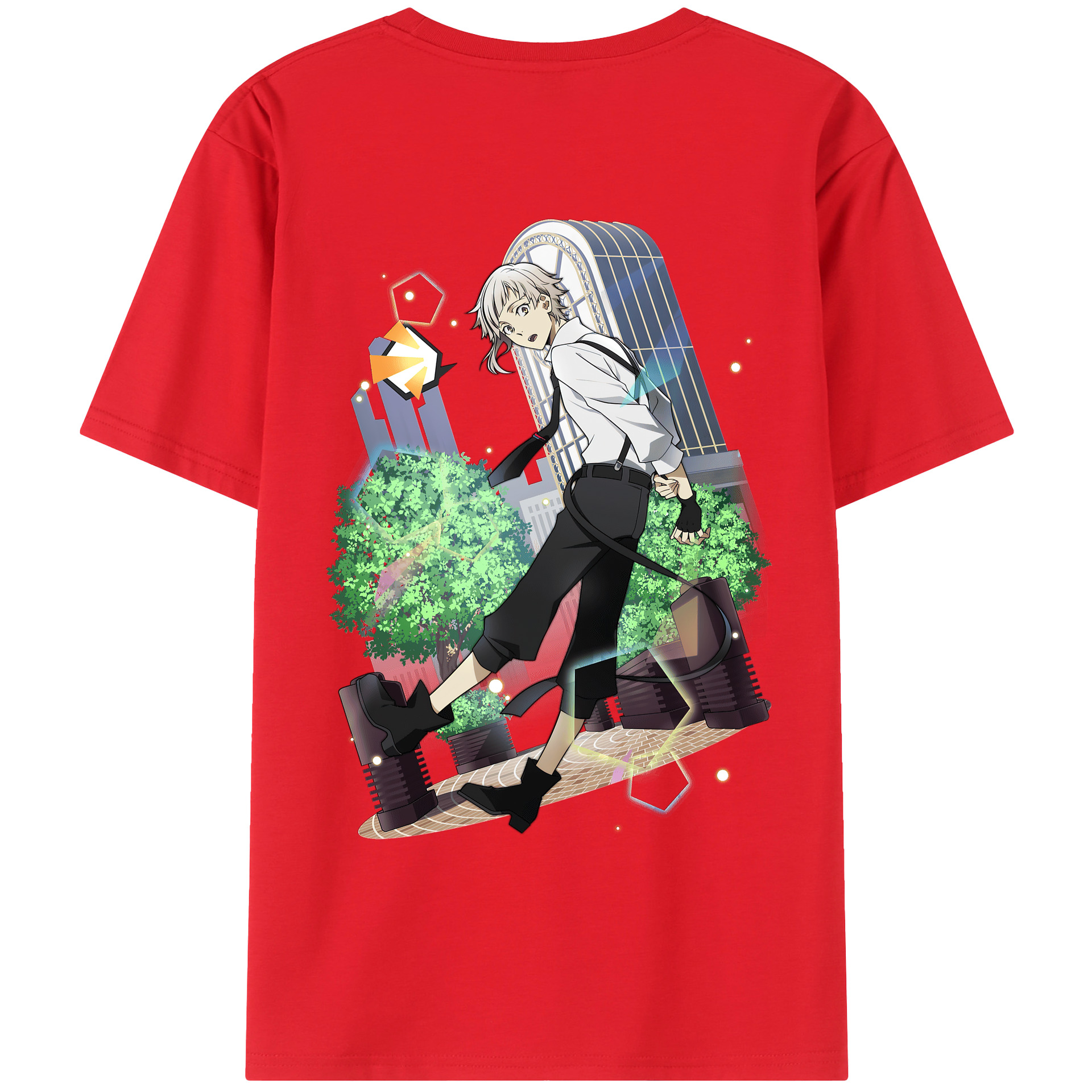 （画像用） 文豪ストレイドッグス Bungo Stray Dogs レディース半袖Tシャツ(バックプリント)