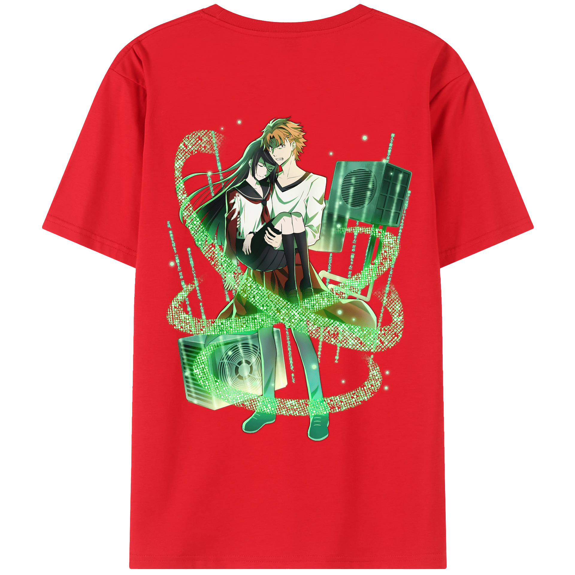（画像用） 文豪ストレイドッグス Bungo Stray Dogs レディース半袖Tシャツ(バックプリント)