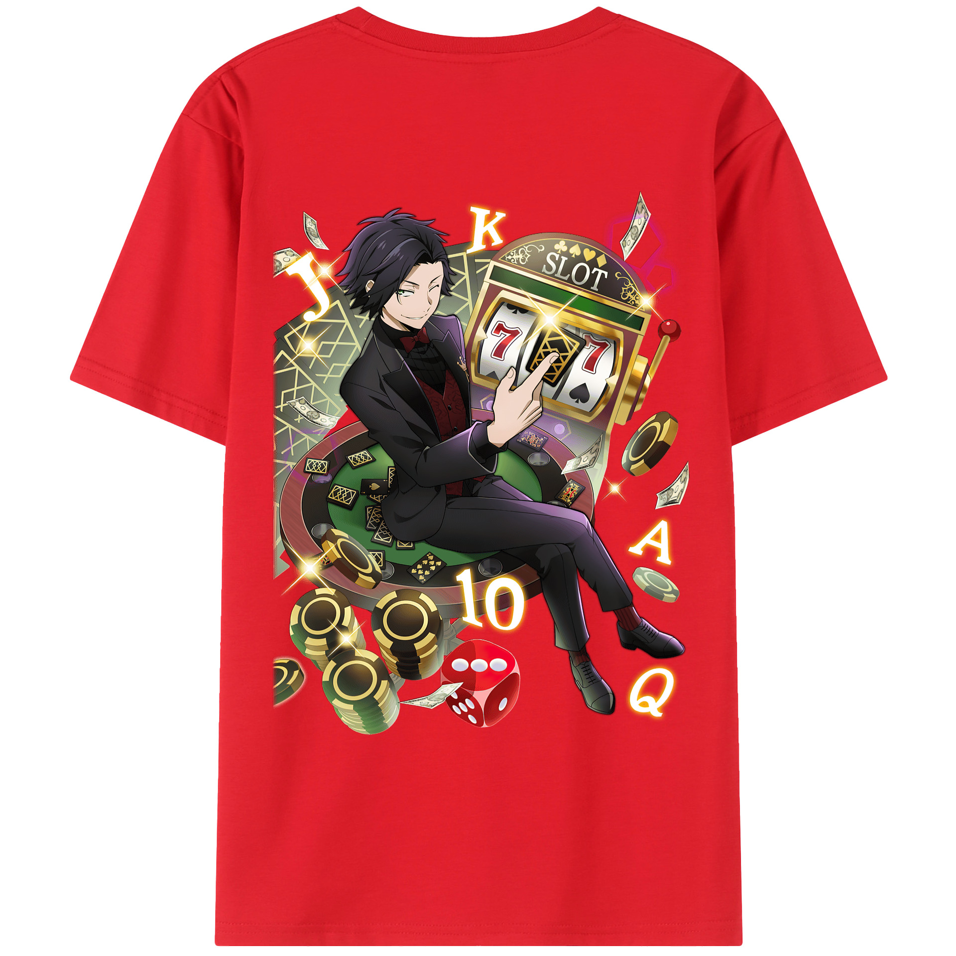（画像用） 文豪ストレイドッグス Bungo Stray Dogs レディース半袖Tシャツ(バックプリント)
