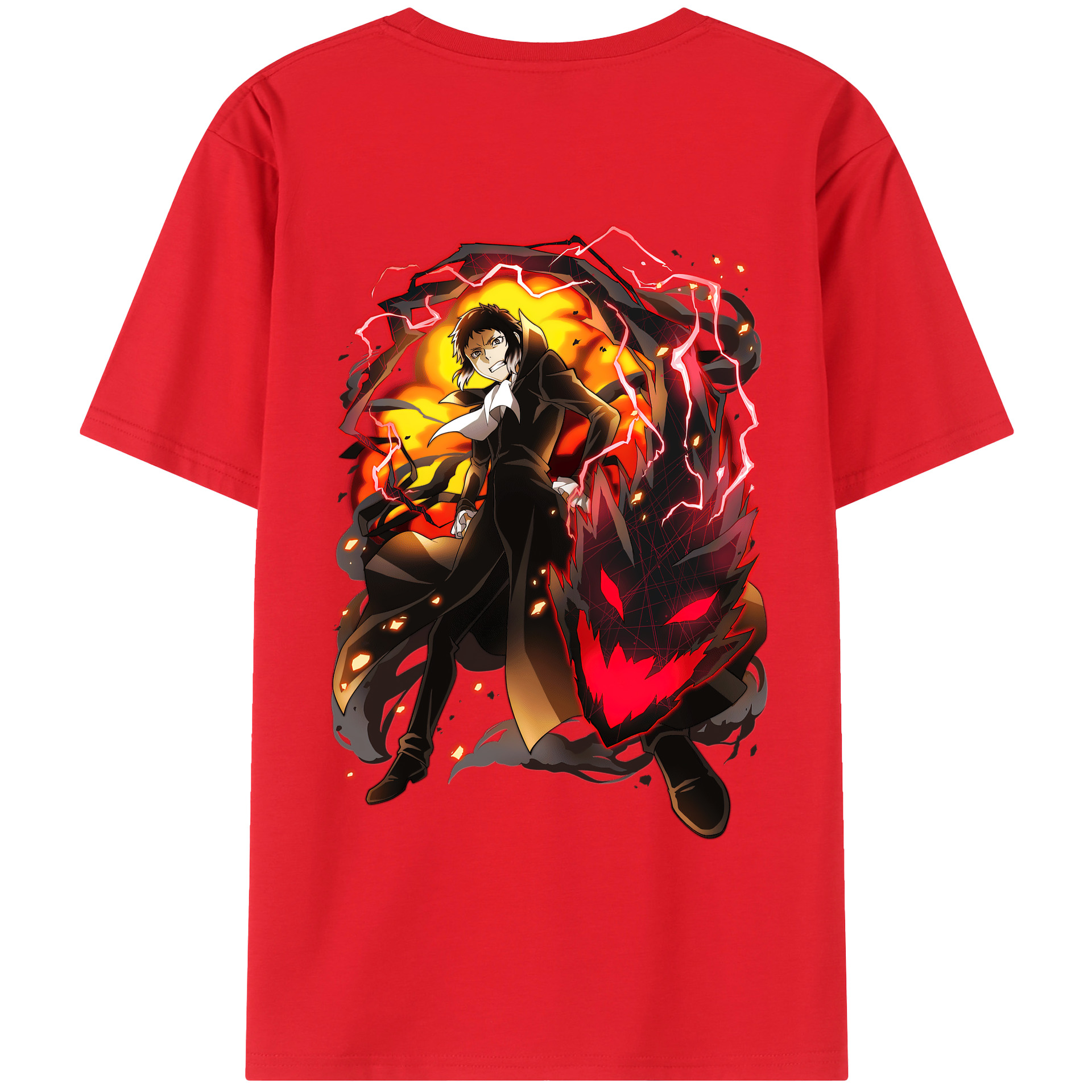 （画像用） 文豪ストレイドッグス Bungo Stray Dogs レディース半袖Tシャツ(バックプリント)