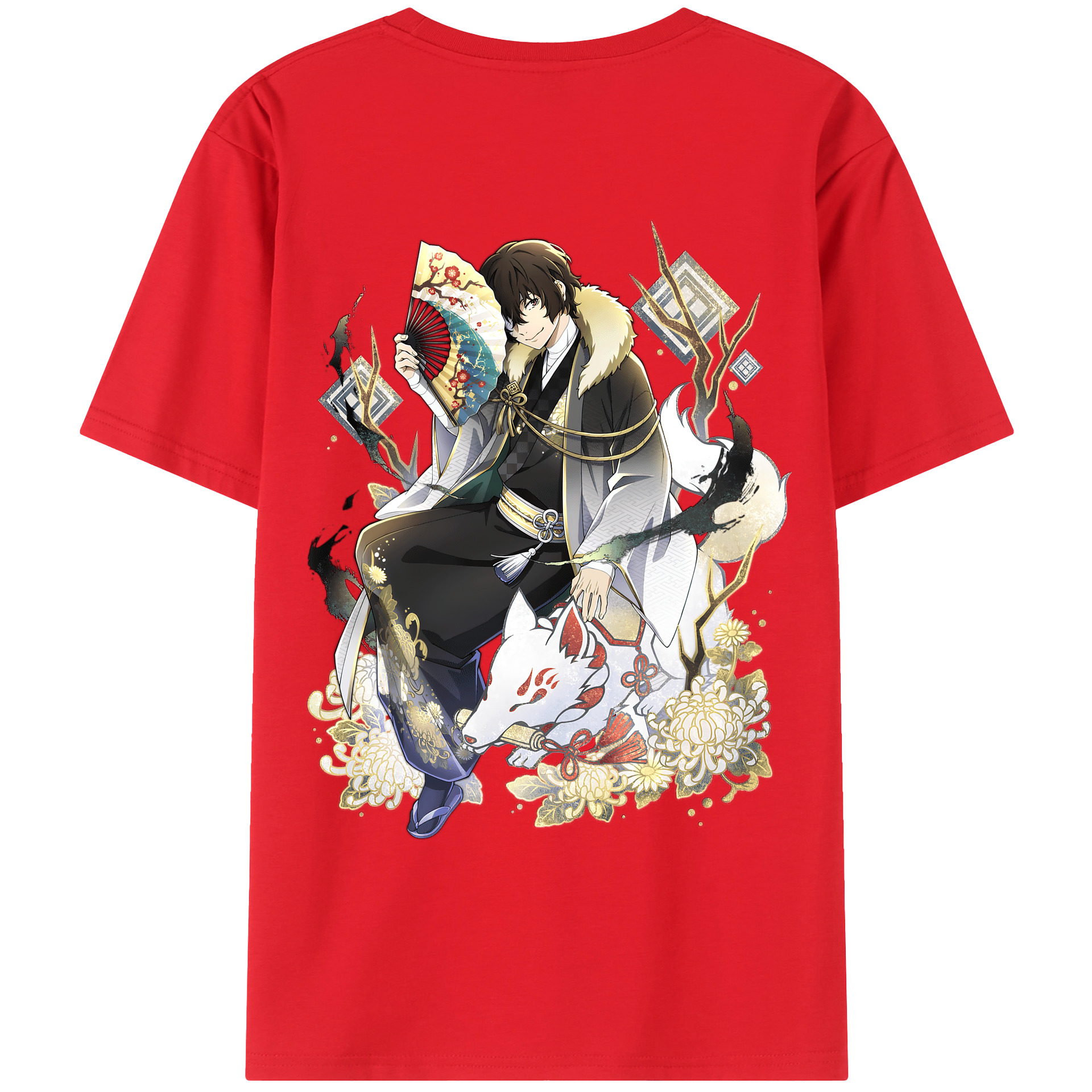 （画像用） 文豪ストレイドッグス Bungo Stray Dogs レディース半袖Tシャツ(バックプリント)
