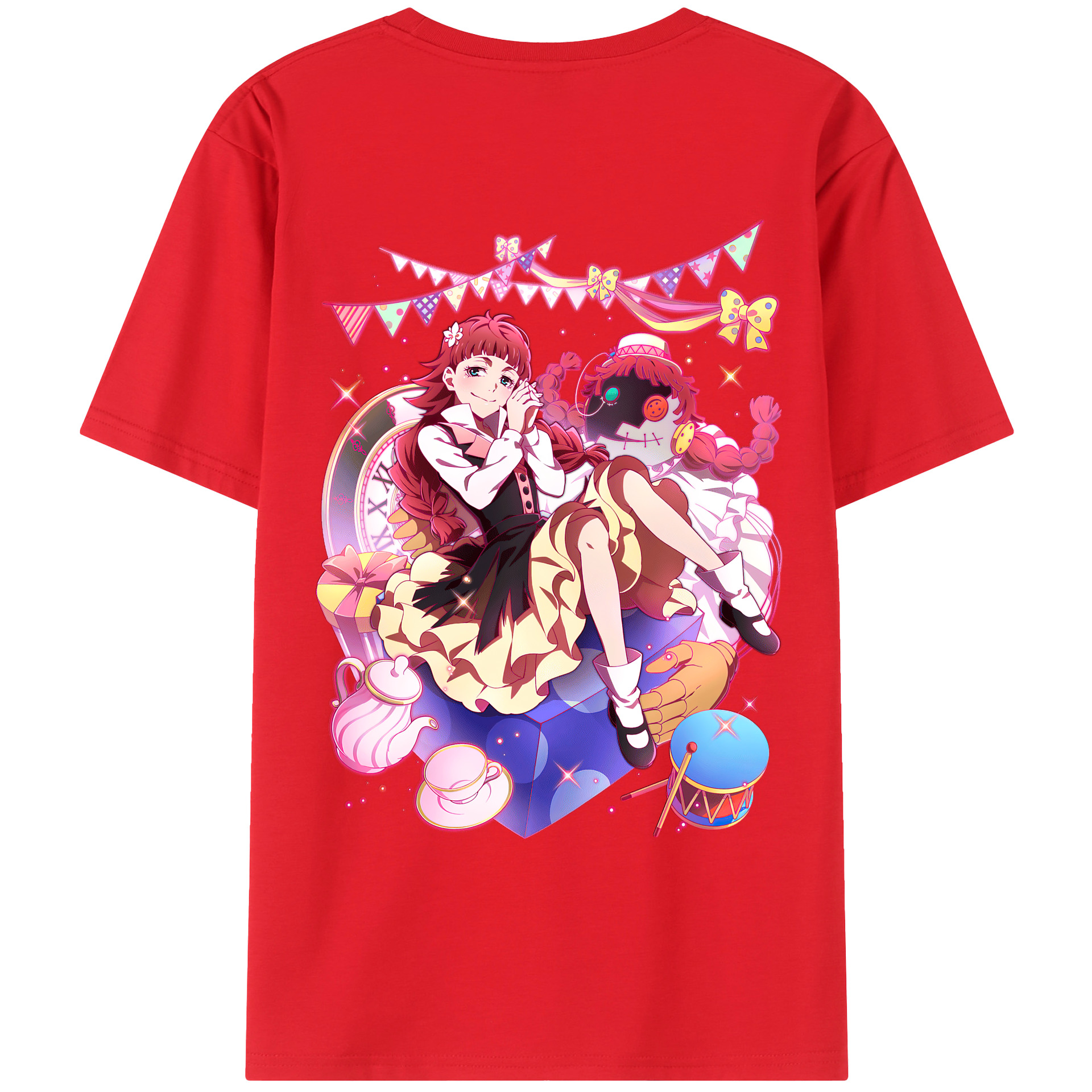 （画像用） 文豪ストレイドッグス Bungo Stray Dogs レディース半袖Tシャツ(バックプリント)