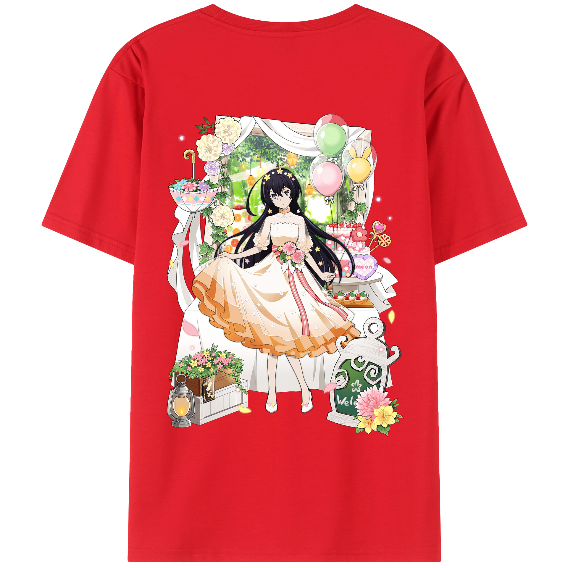 （画像用） 文豪ストレイドッグス Bungo Stray Dogs レディース半袖Tシャツ(バックプリント)