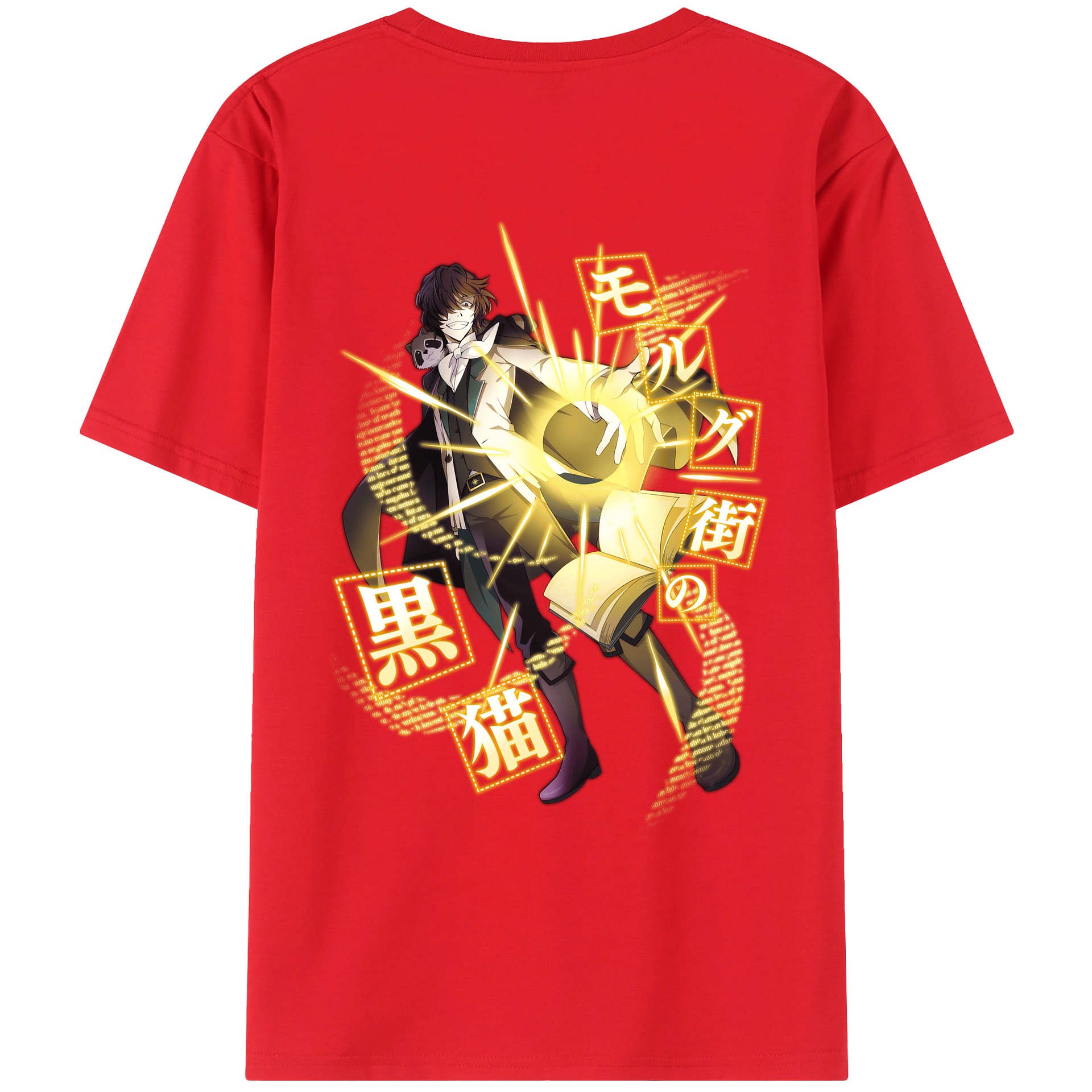 （画像用） 文豪ストレイドッグス Bungo Stray Dogs レディース半袖Tシャツ(バックプリント)