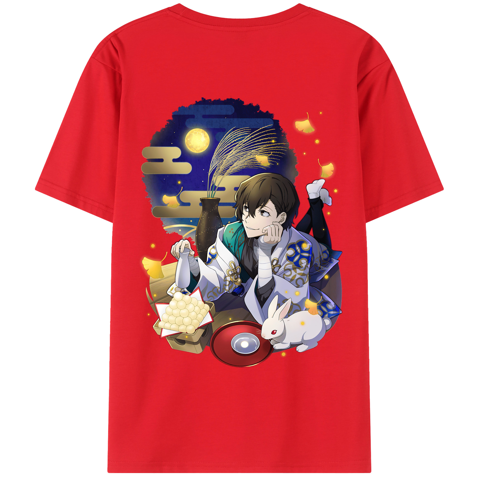 （画像用） 文豪ストレイドッグス Bungo Stray Dogs レディース半袖Tシャツ(バックプリント)