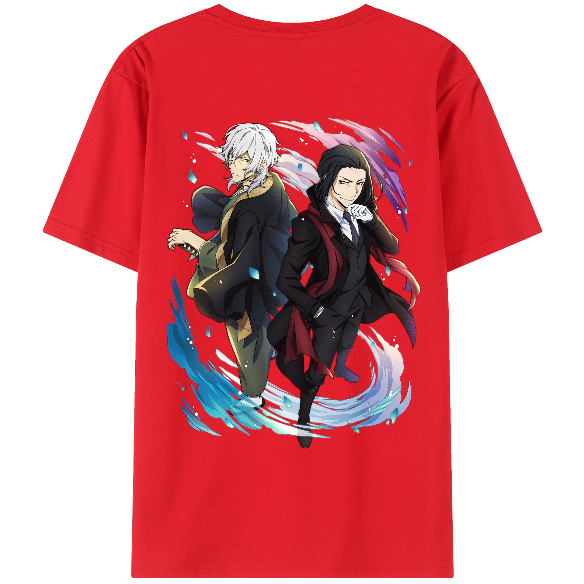 （画像用） 文豪ストレイドッグス Bungo Stray Dogs レディース半袖Tシャツ(バックプリント)