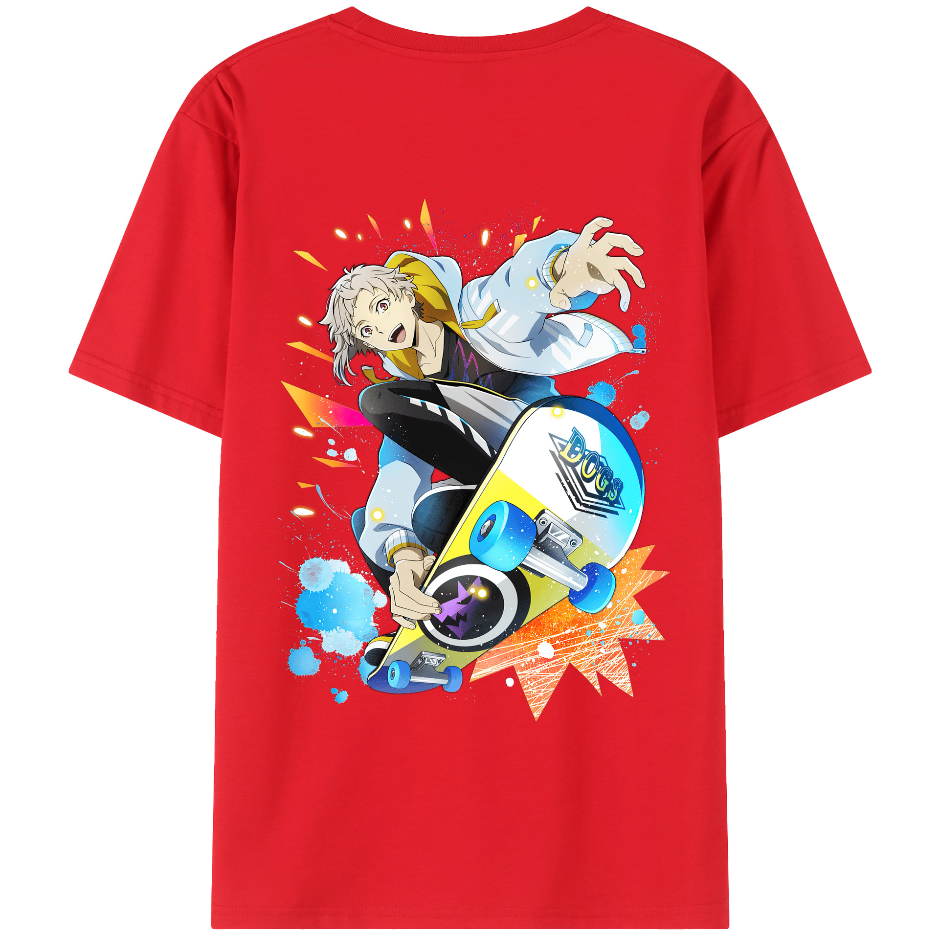 （画像用） 文豪ストレイドッグス Bungo Stray Dogs レディース半袖Tシャツ(バックプリント)