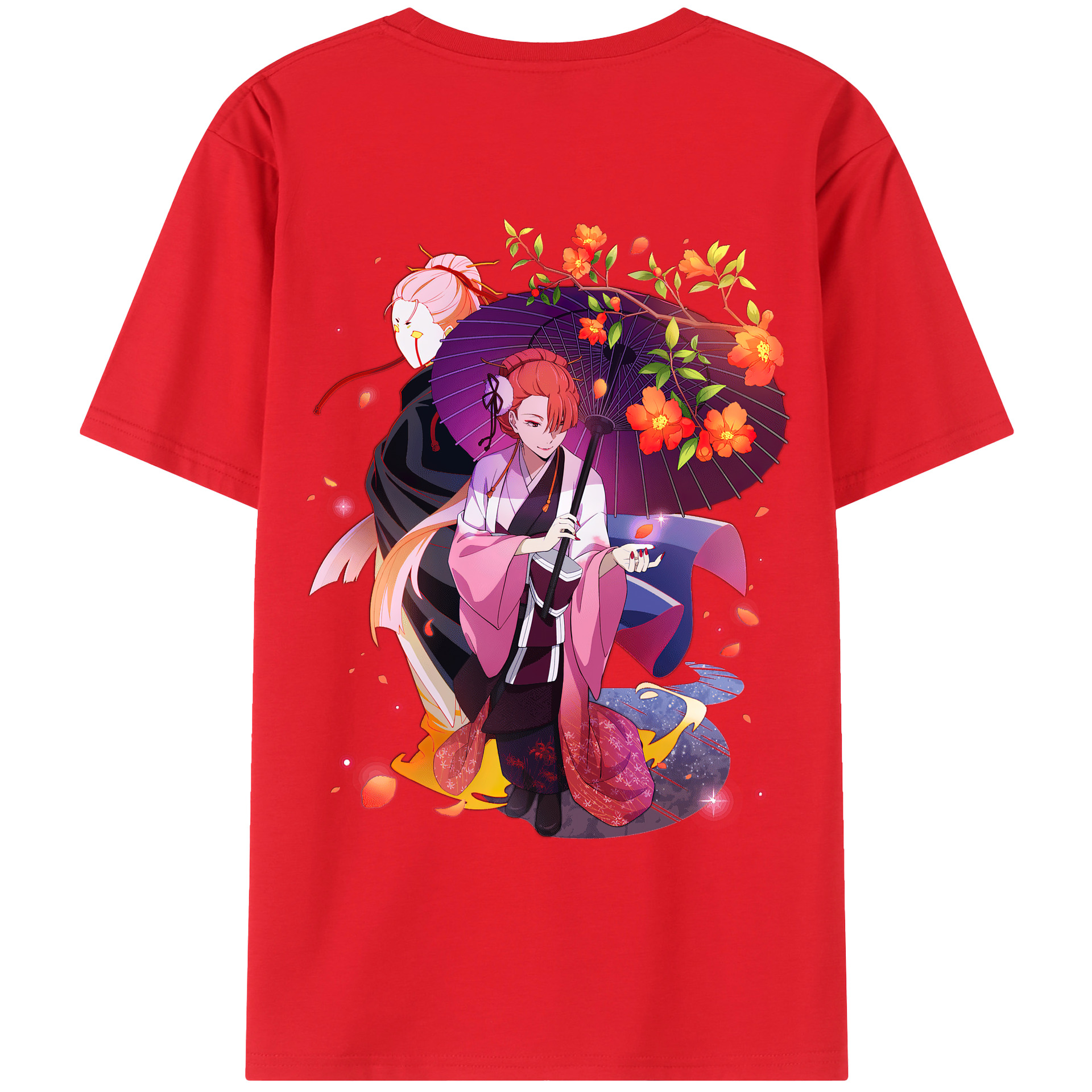 （画像用） 文豪ストレイドッグス Bungo Stray Dogs レディース半袖Tシャツ(バックプリント)