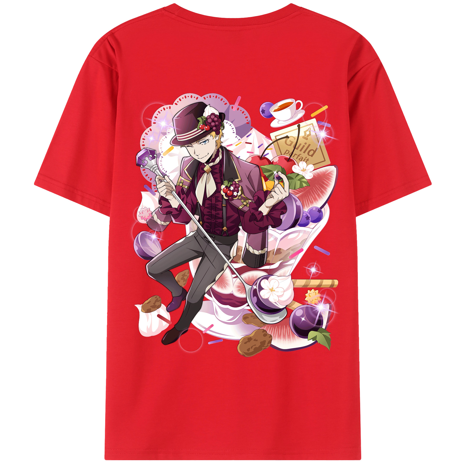 （画像用） 文豪ストレイドッグス Bungo Stray Dogs レディース半袖Tシャツ(バックプリント)