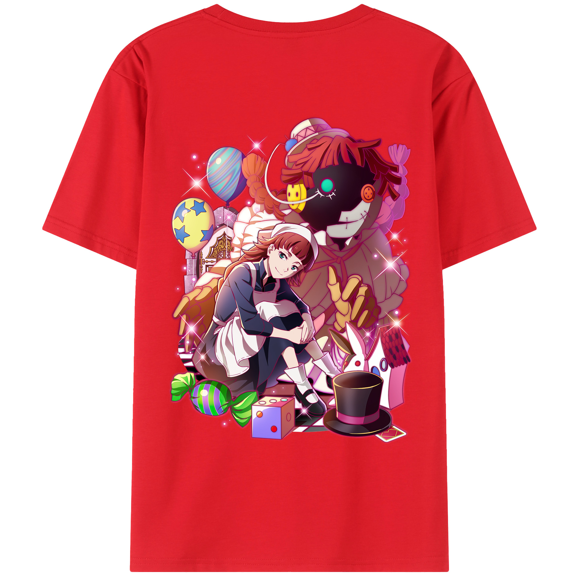 （画像用） 文豪ストレイドッグス Bungo Stray Dogs レディース半袖Tシャツ(バックプリント)