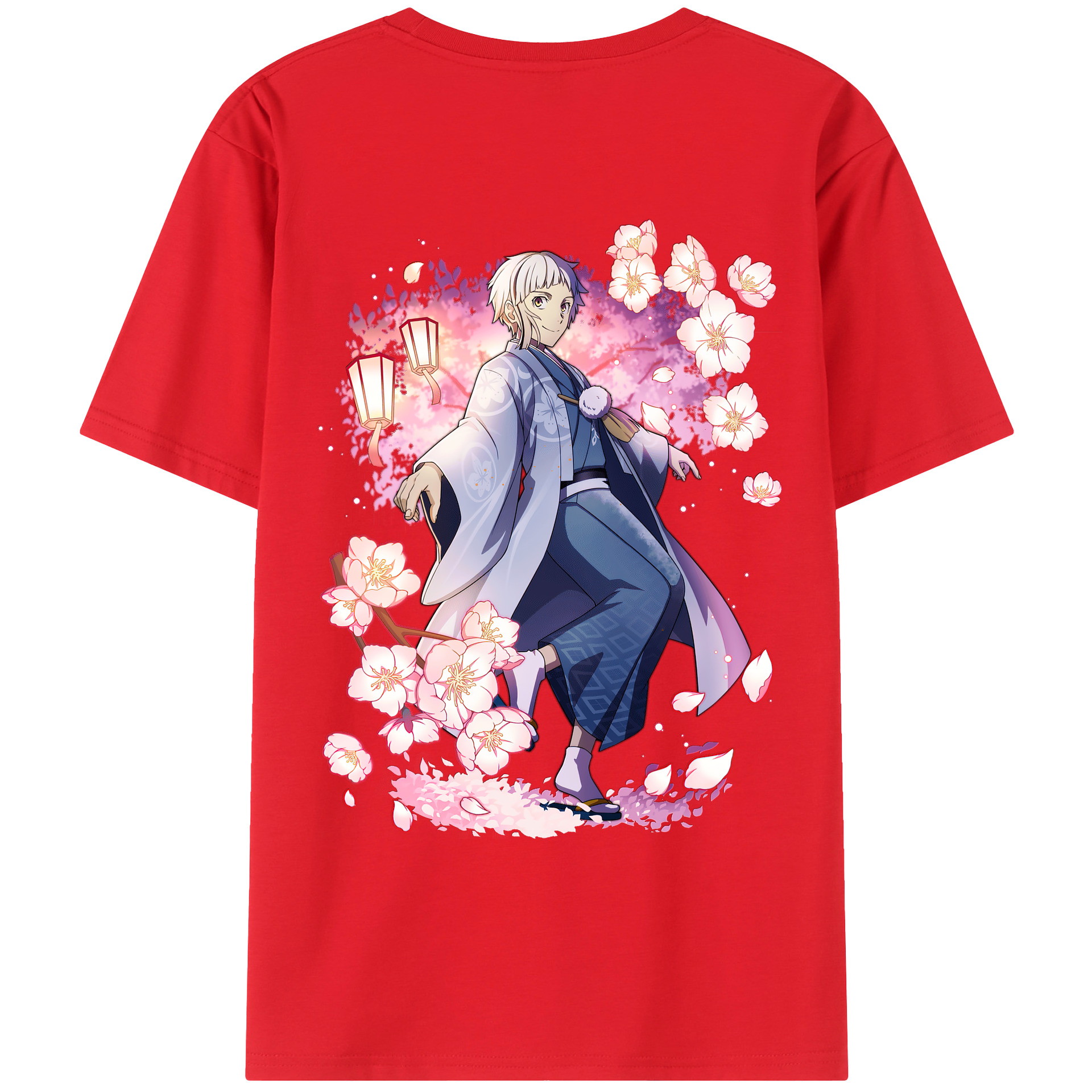 （画像用） 文豪ストレイドッグス Bungo Stray Dogs レディース半袖Tシャツ(バックプリント)