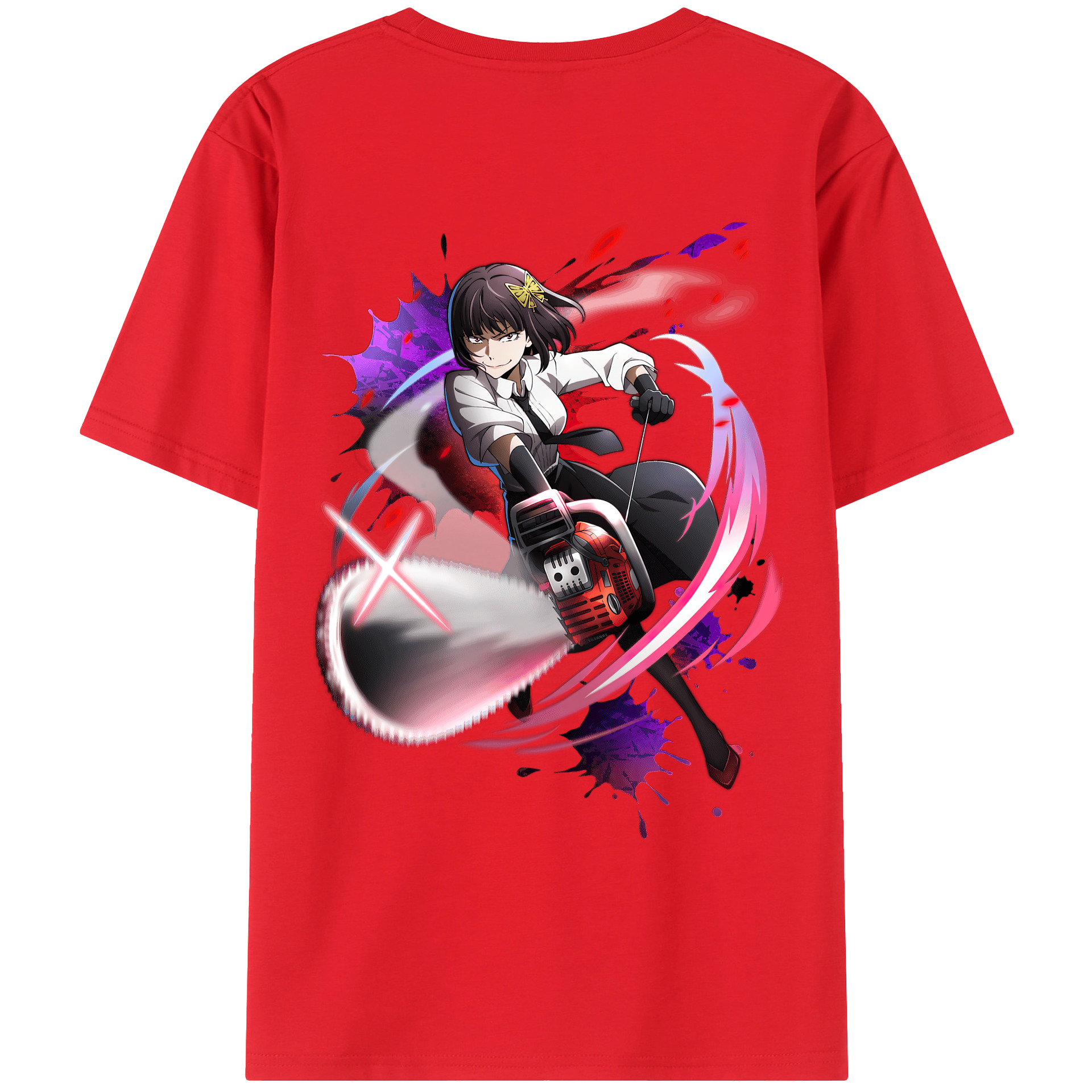 （画像用） 文豪ストレイドッグス Bungo Stray Dogs レディース半袖Tシャツ(バックプリント)