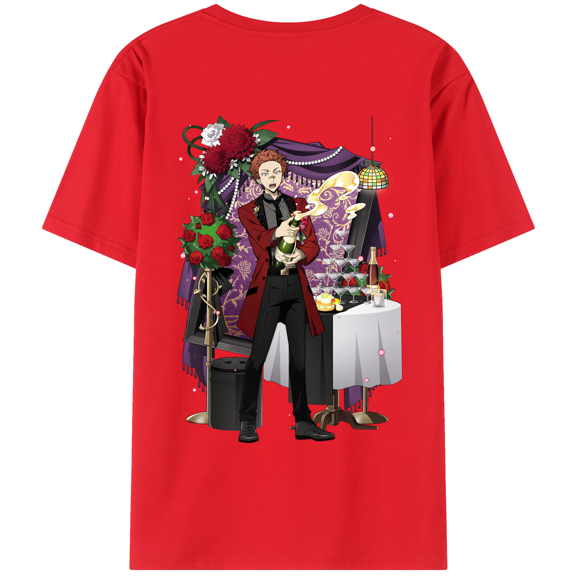 （画像用） 文豪ストレイドッグス Bungo Stray Dogs レディース半袖Tシャツ(バックプリント)