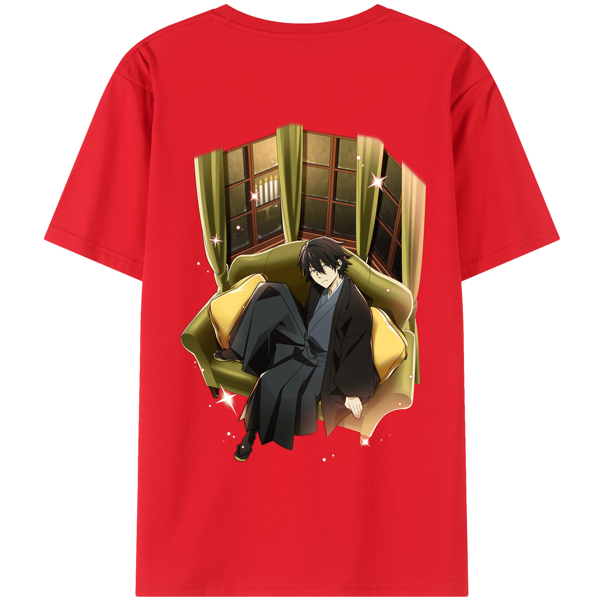 （画像用） 文豪ストレイドッグス Bungo Stray Dogs レディース半袖Tシャツ(バックプリント)