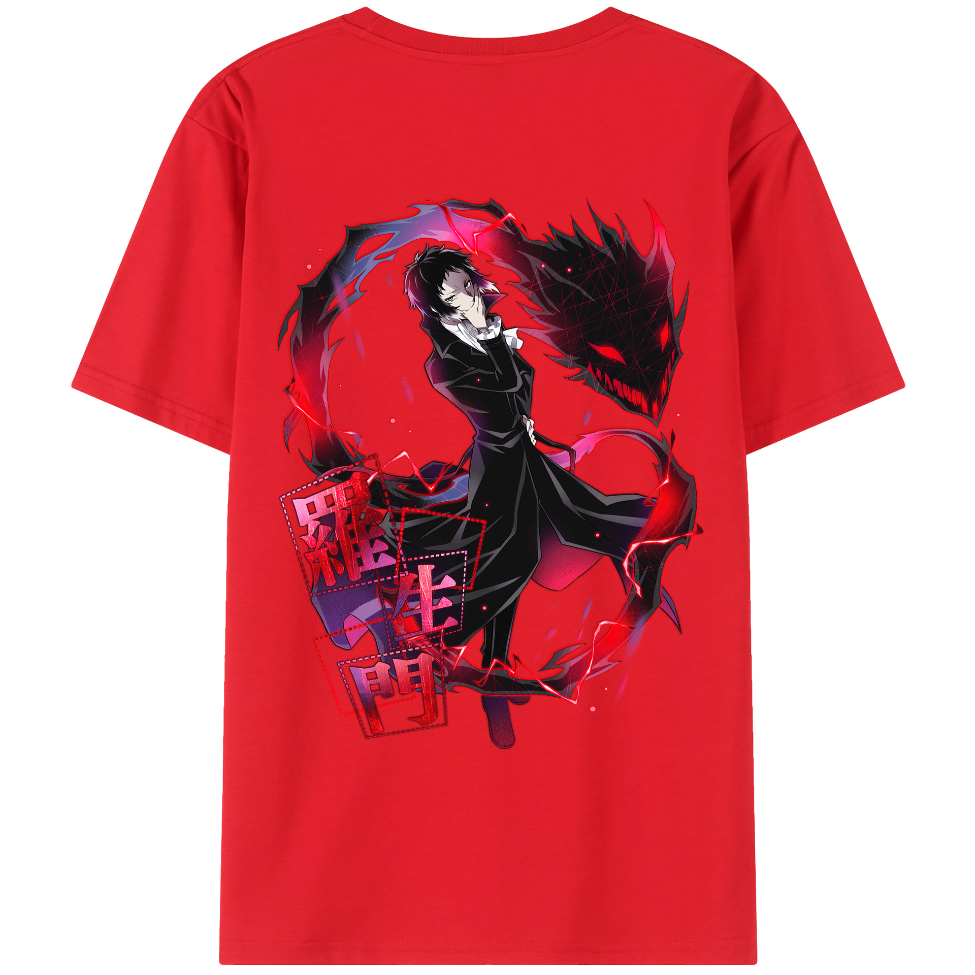 （画像用） 文豪ストレイドッグス Bungo Stray Dogs レディース半袖Tシャツ(バックプリント)