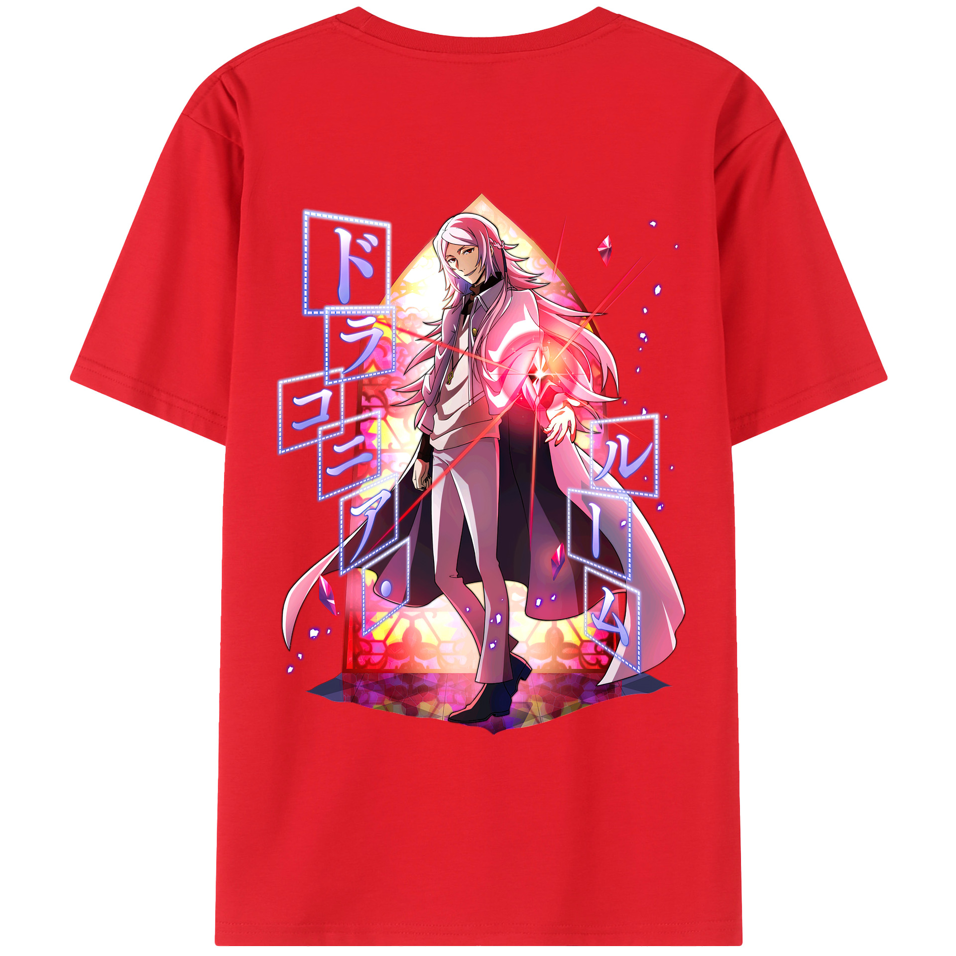 （画像用） 文豪ストレイドッグス Bungo Stray Dogs レディース半袖Tシャツ(バックプリント)