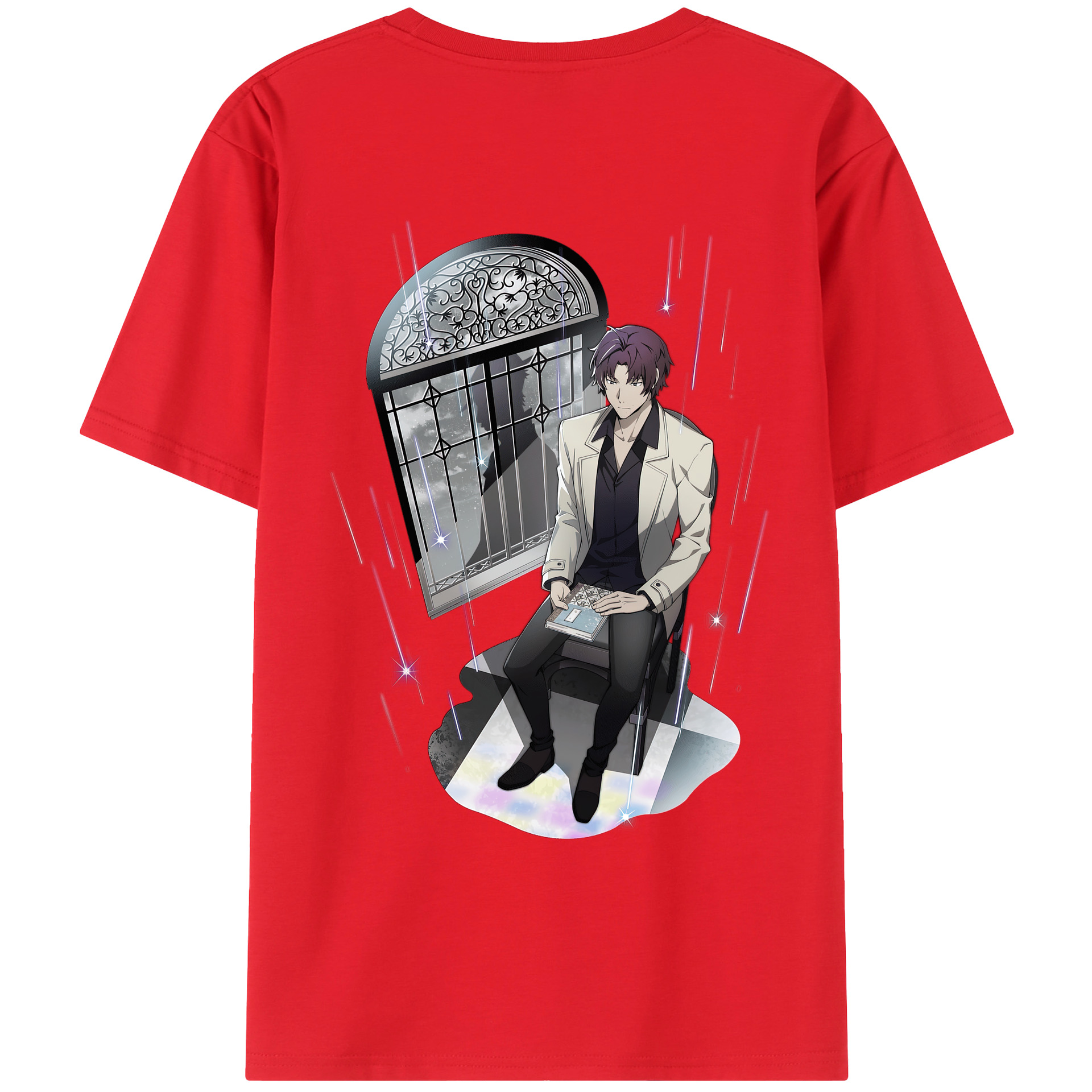 （画像用） 文豪ストレイドッグス Bungo Stray Dogs レディース半袖Tシャツ(バックプリント)